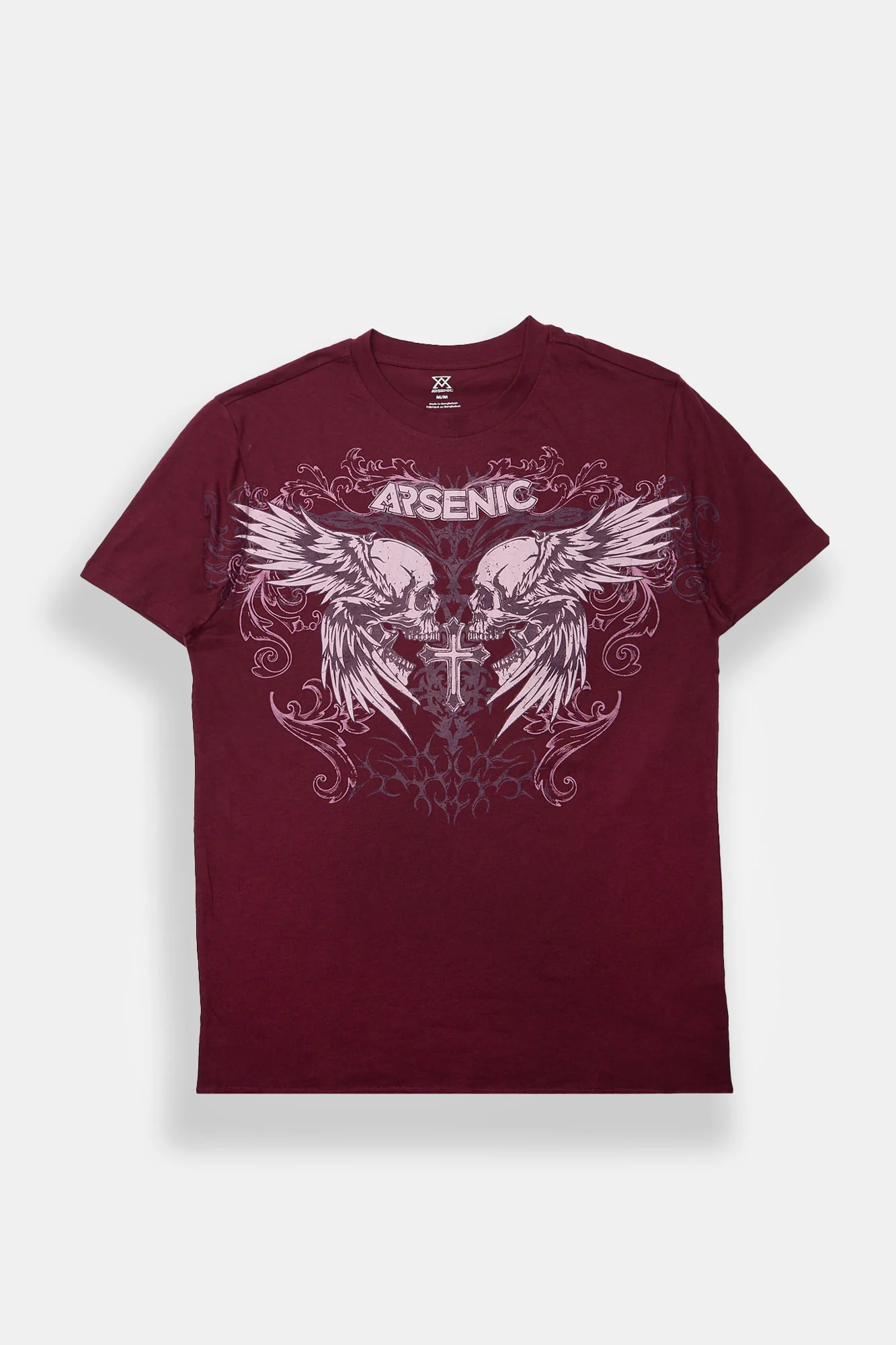 Arsenic Winged Skulls Graphic Tee - Image 3