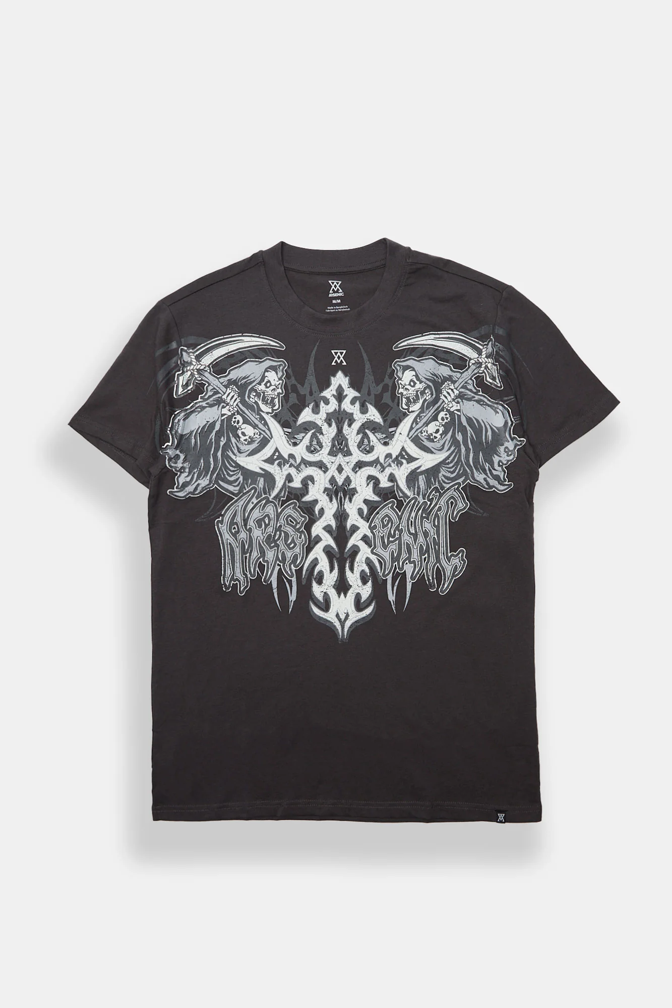 T-shirt imprimé faucheur croix Arsenic - Image 2