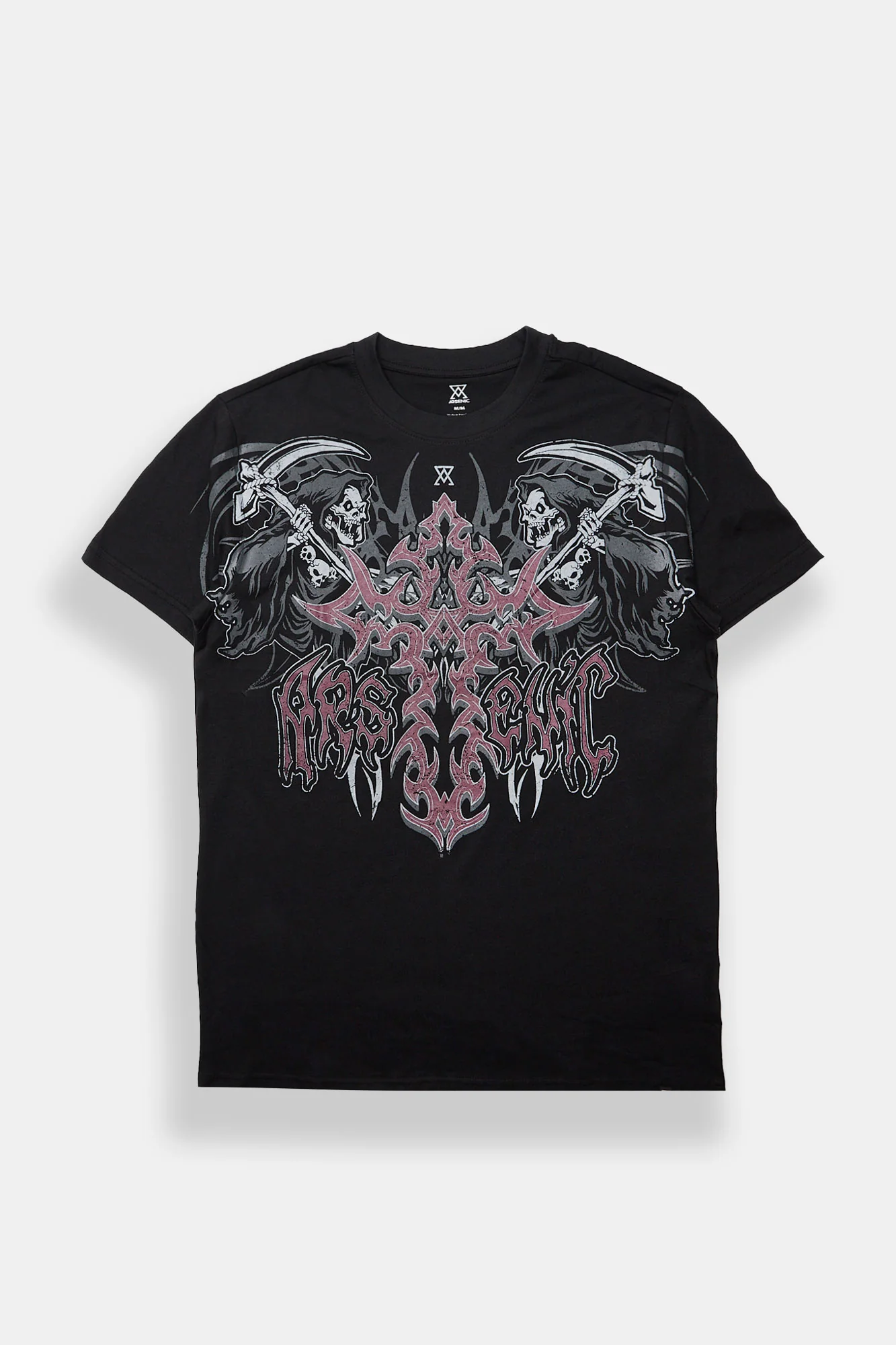 T-shirt imprimé faucheur croix Arsenic - Image 3