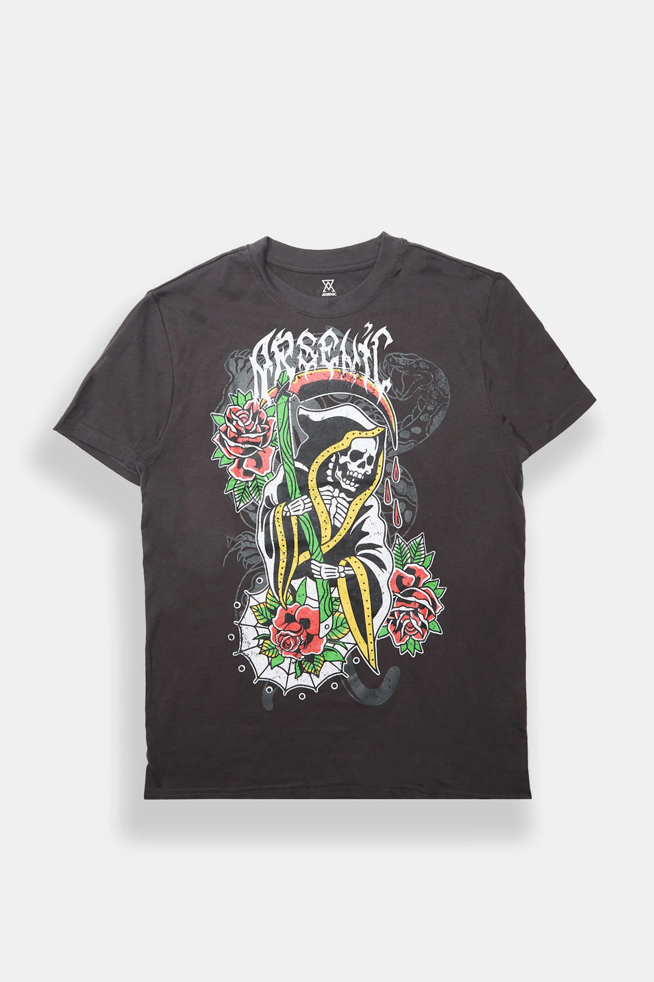Arsenic Reaper Tattoo Graphic Tee - Image 3