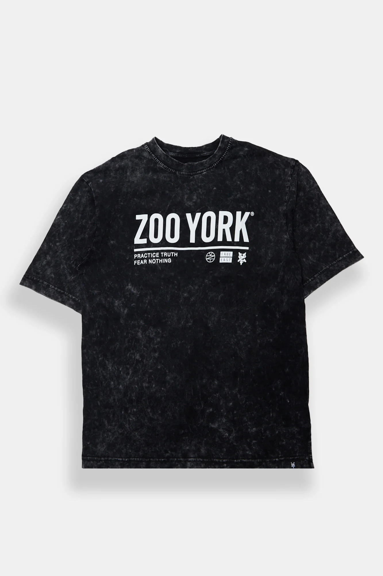T-shirt surdimensionné délavé imprimé Logo Zoo York - Image 7