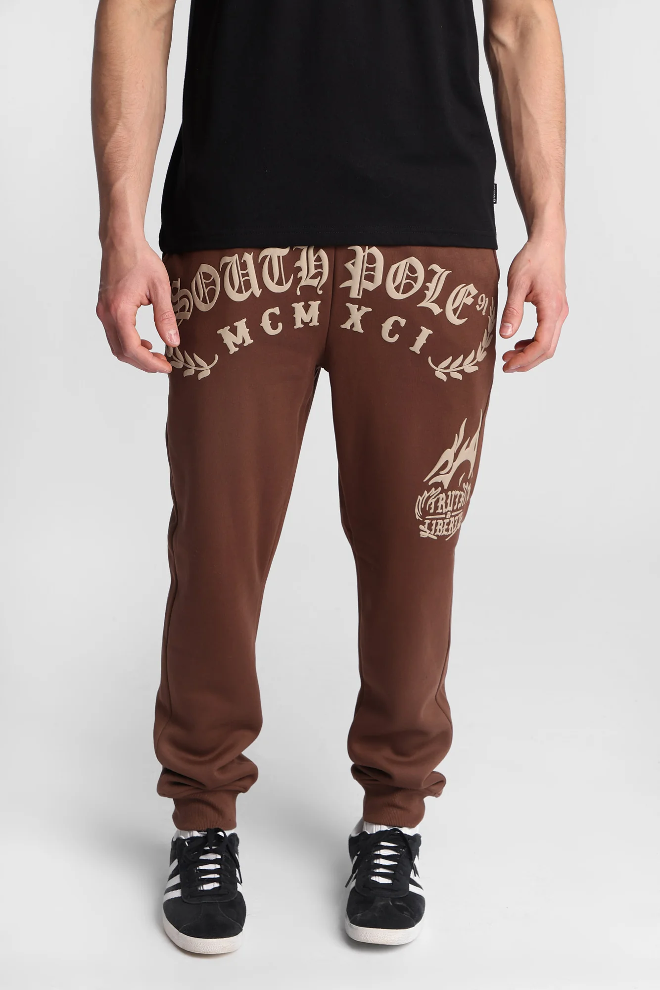 Jogger en molleton imprimé Southpole Truth & Liberty - Image 6