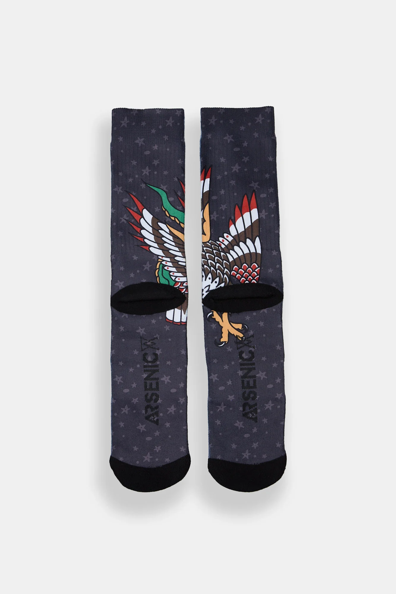 Arsenic Eagle Printed Crew Socks - Image 3