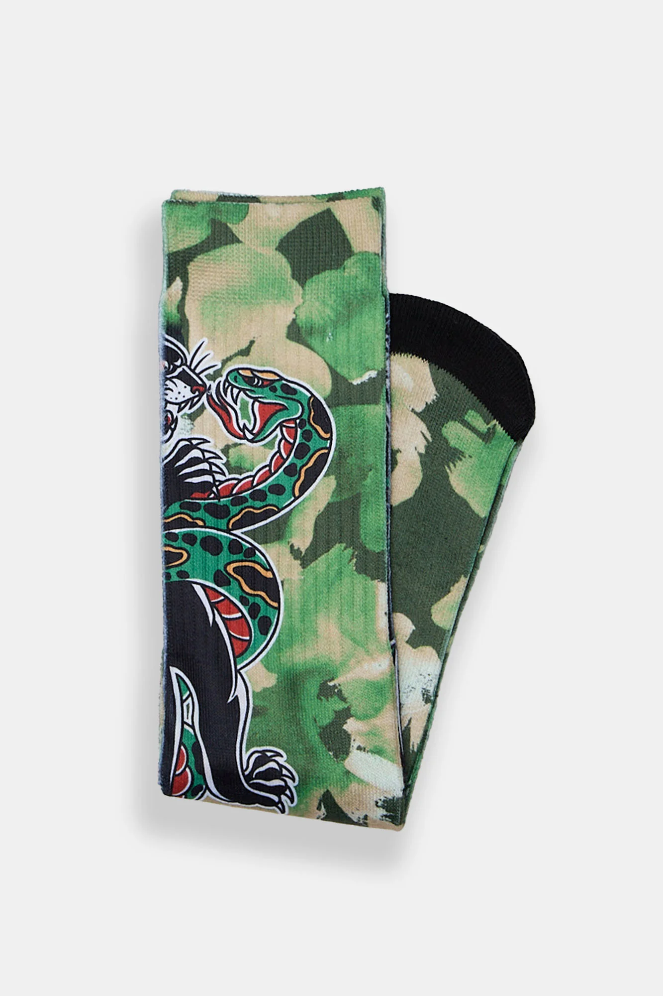 Chaussettes imprimées jaguar et cobra Arsenic