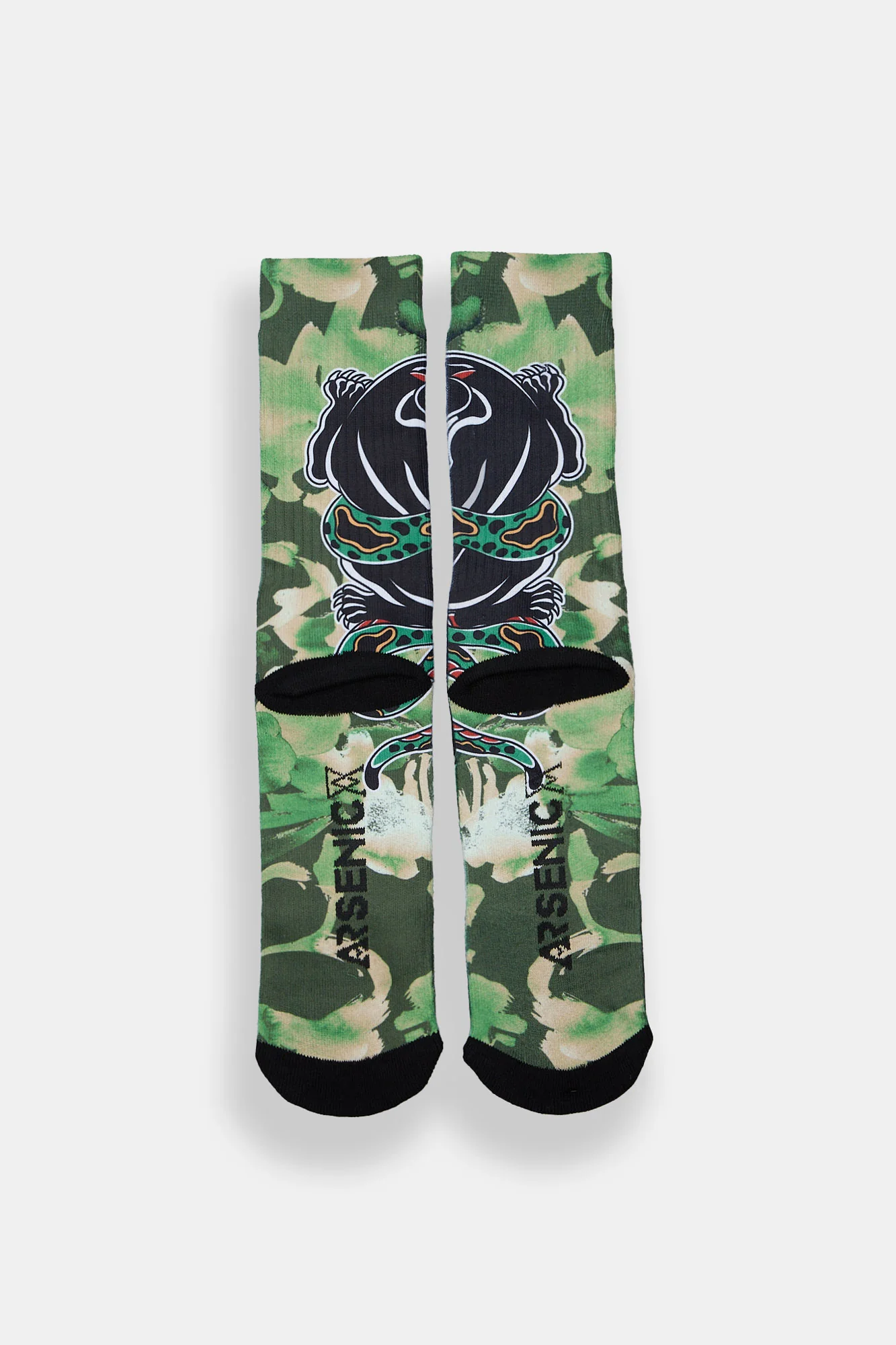 Chaussettes imprimées jaguar et cobra Arsenic - Image 3