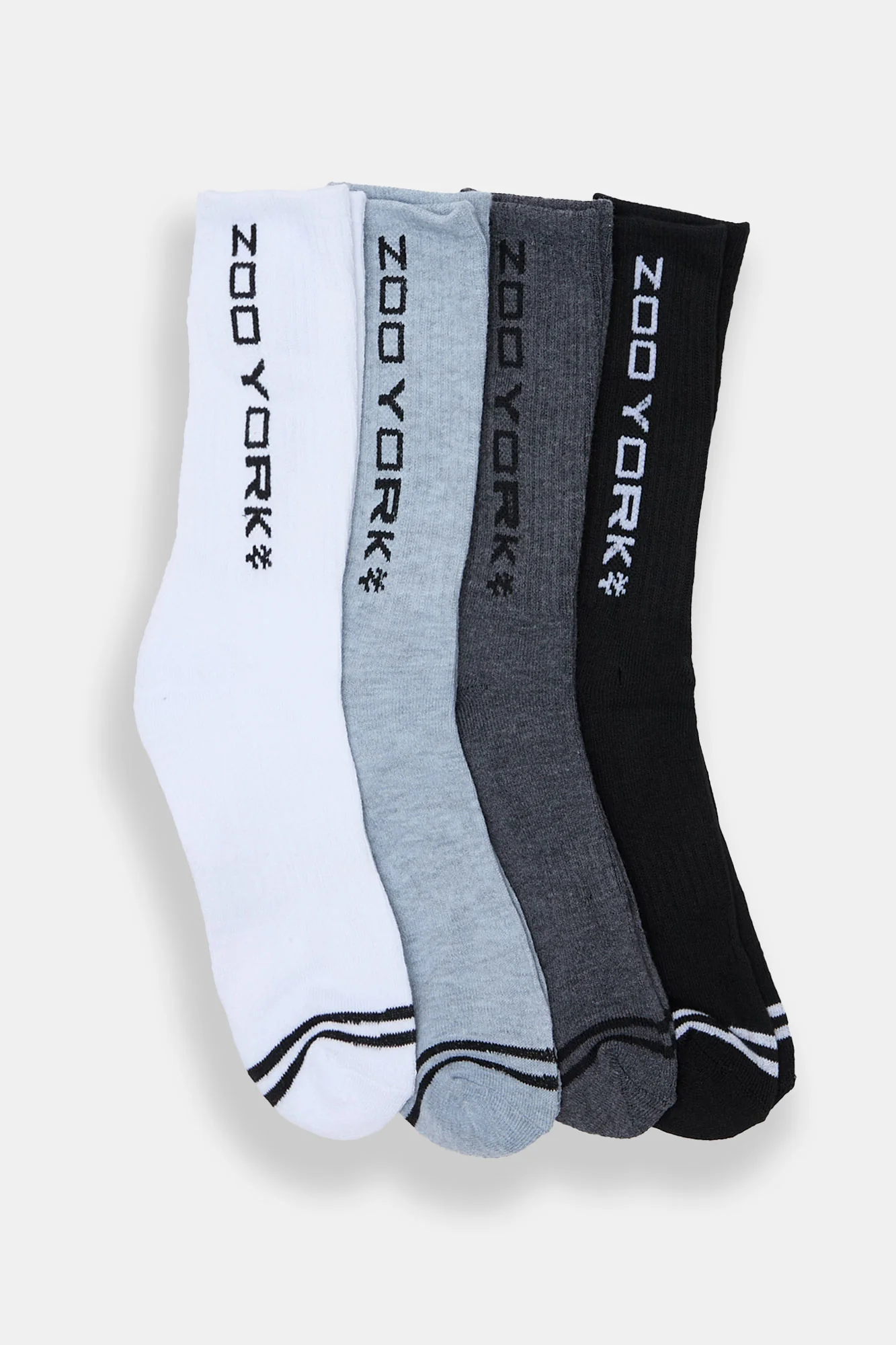 Zoo York 4-Pack Athletic Crew Socks - Image 3