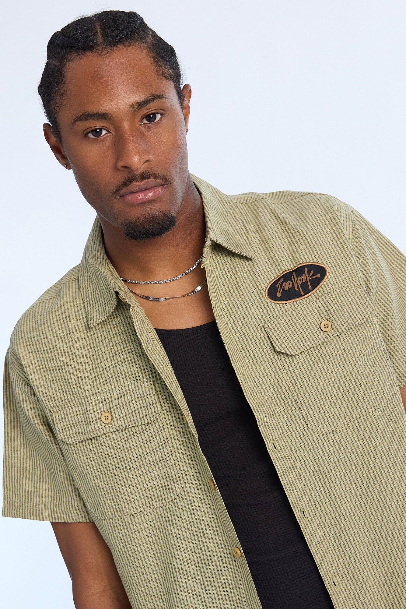 Chemise en sergé avec écusson ovale Zoo York homme - Image 3