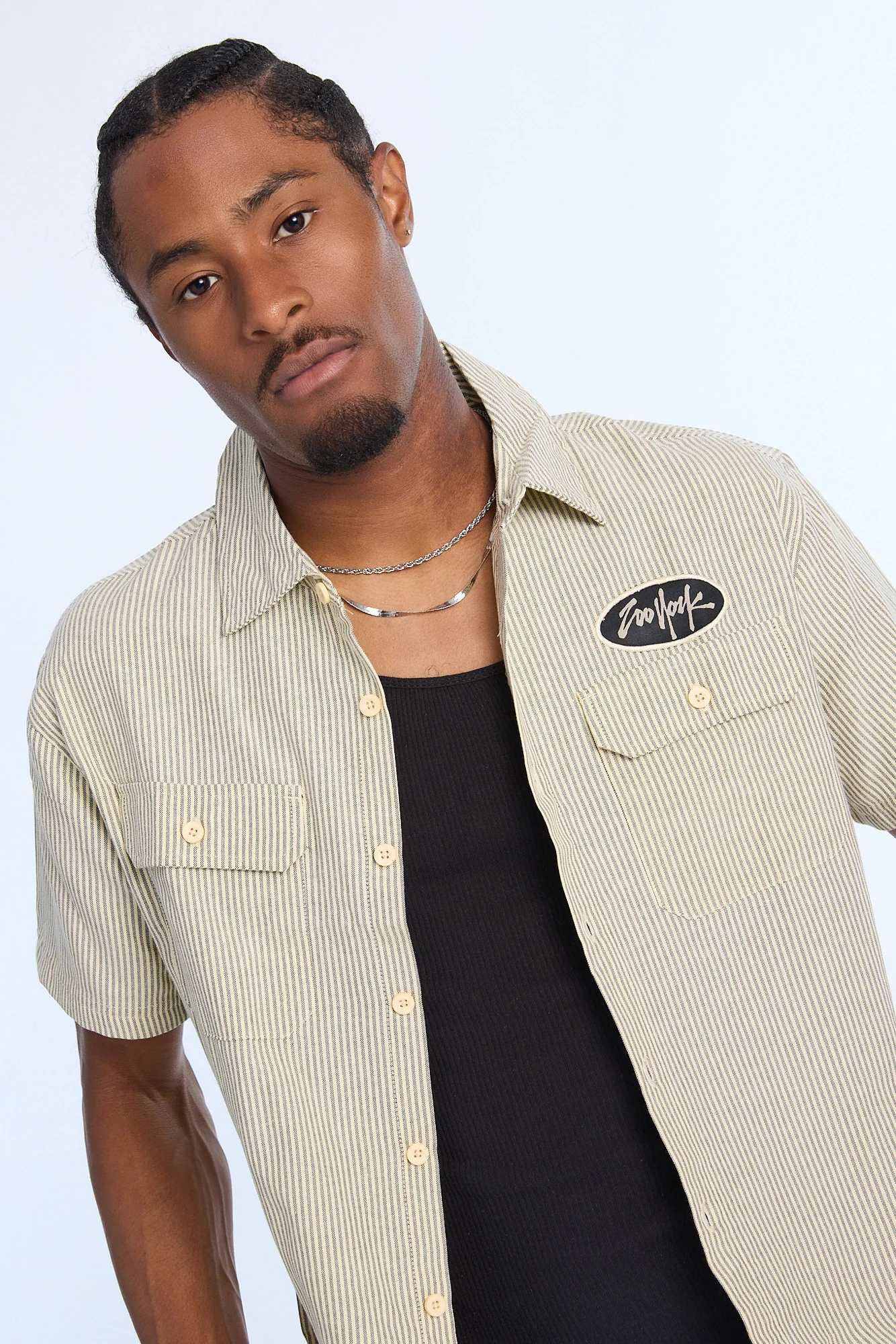 Chemise en sergé avec écusson ovale Zoo York homme - Image 6