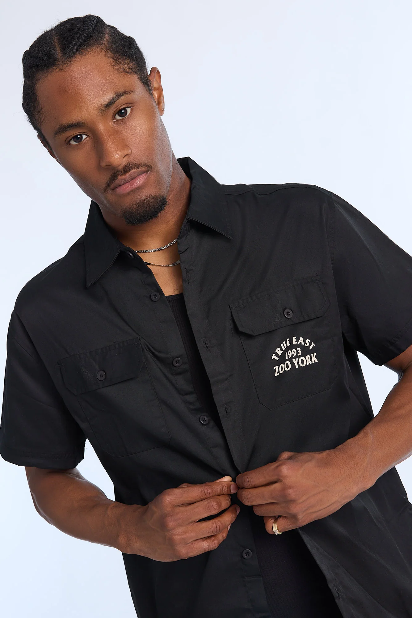 Chemise en sergé imprimée True East 1993 Zoo York homme - Image 3