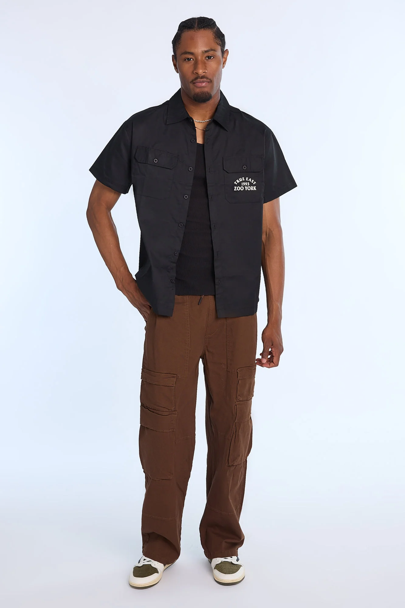 Chemise en sergé imprimée True East 1993 Zoo York homme - Image 5
