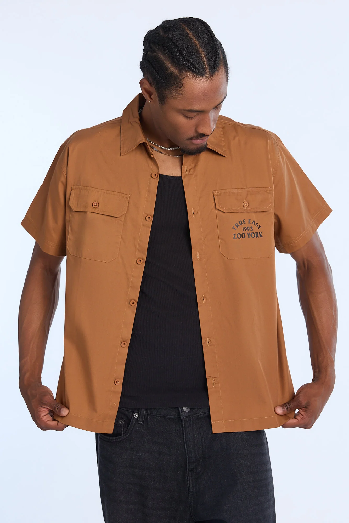 Chemise en sergé imprimée True East 1993 Zoo York homme - Image 7