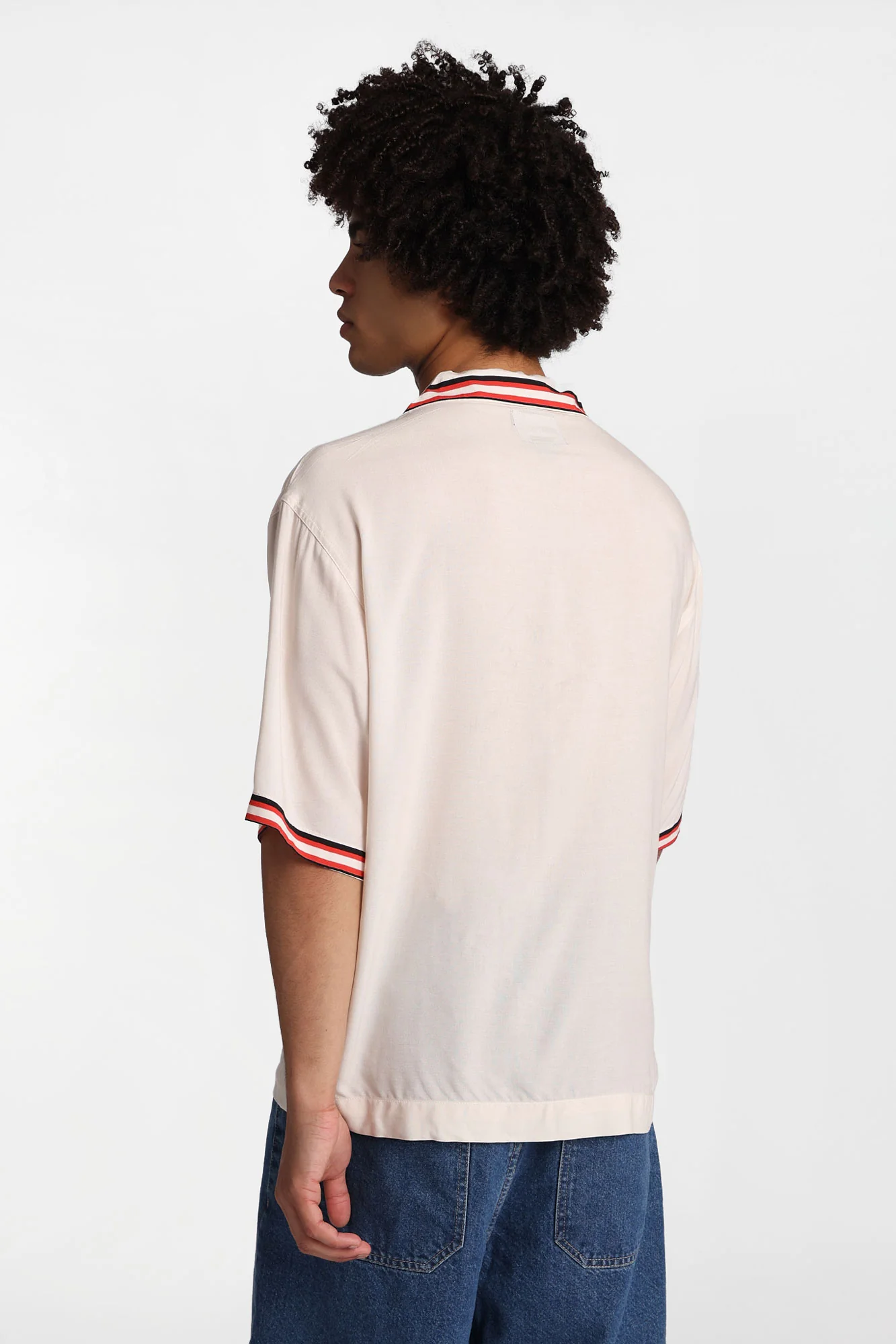Arsenic Tiger & Rose Graphic Button-Up Shirt - Image 3