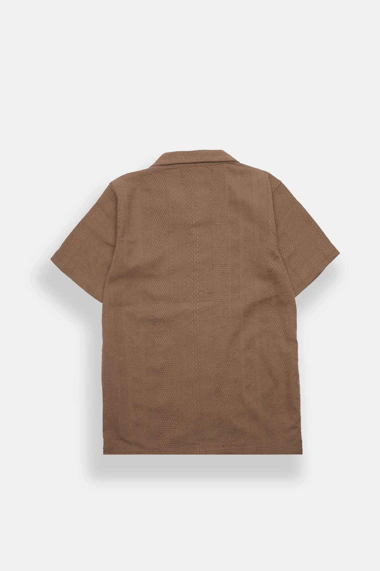 Chemise boutonnée texturée à rayures junior - Image 6