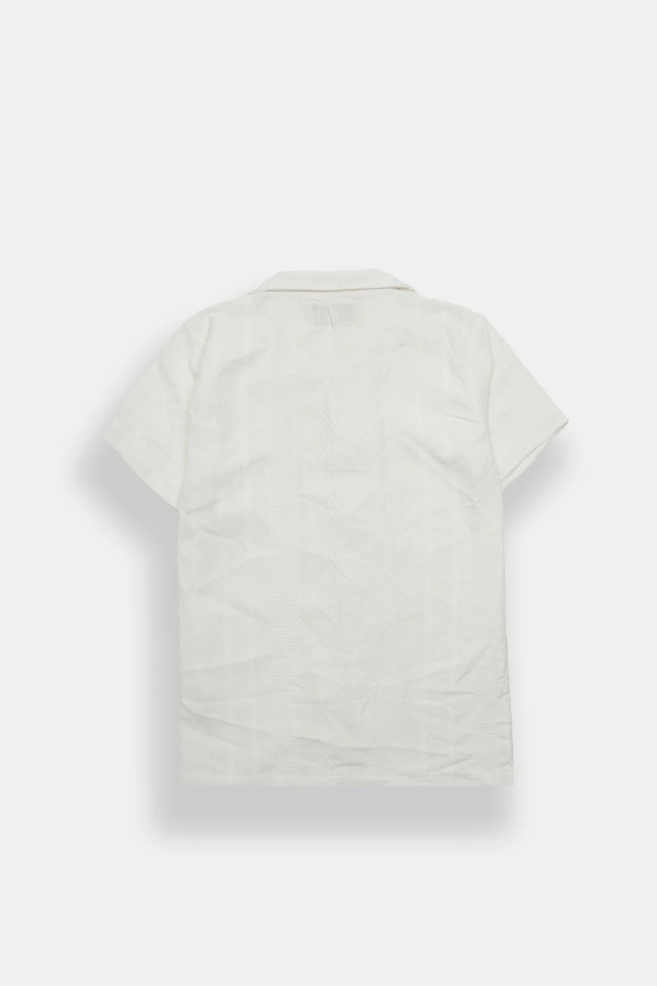 Youth Textured Striped Button-Up Shirt - Image 4