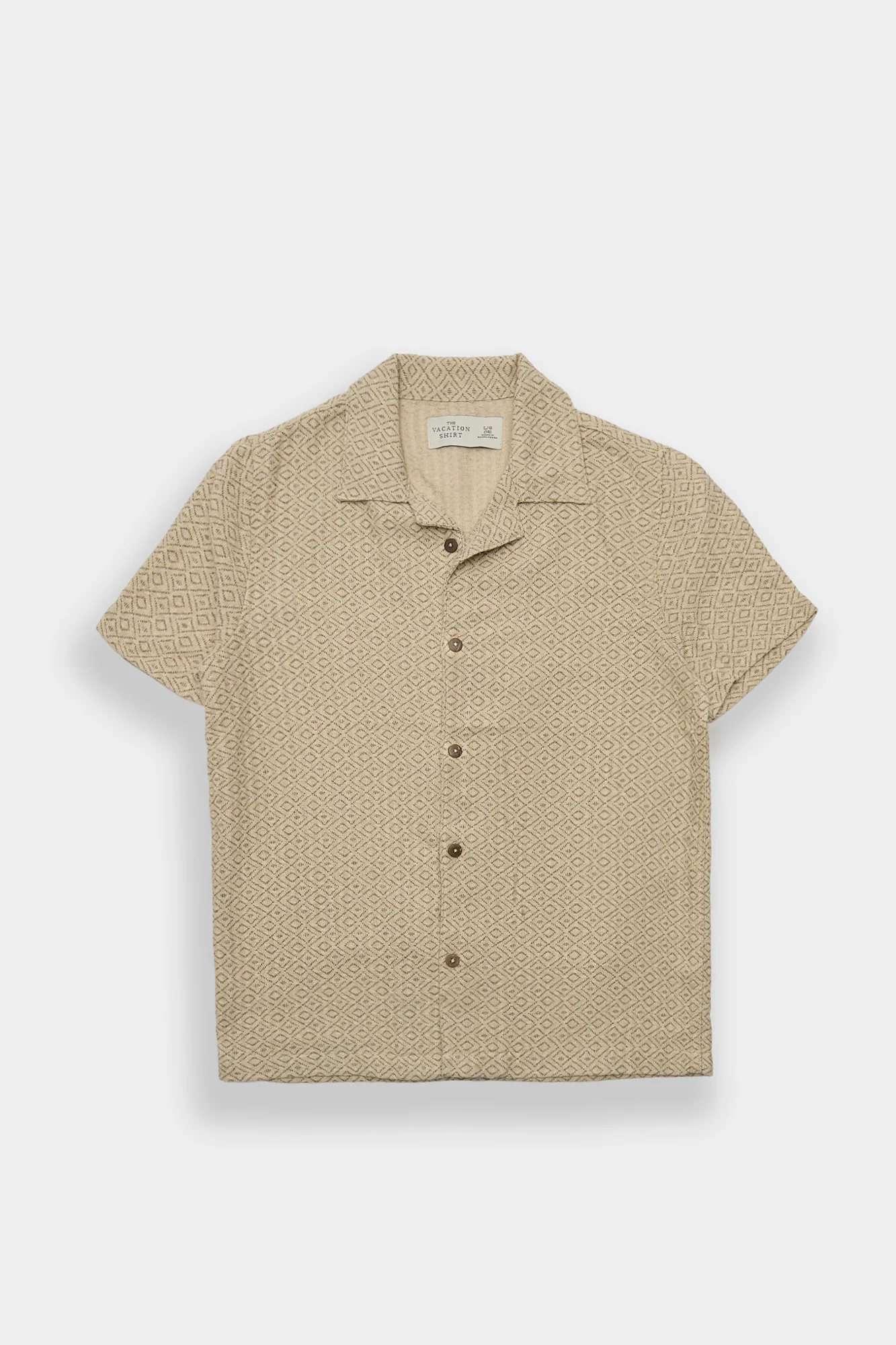 Youth Textured Geometric Button-Up Shirt