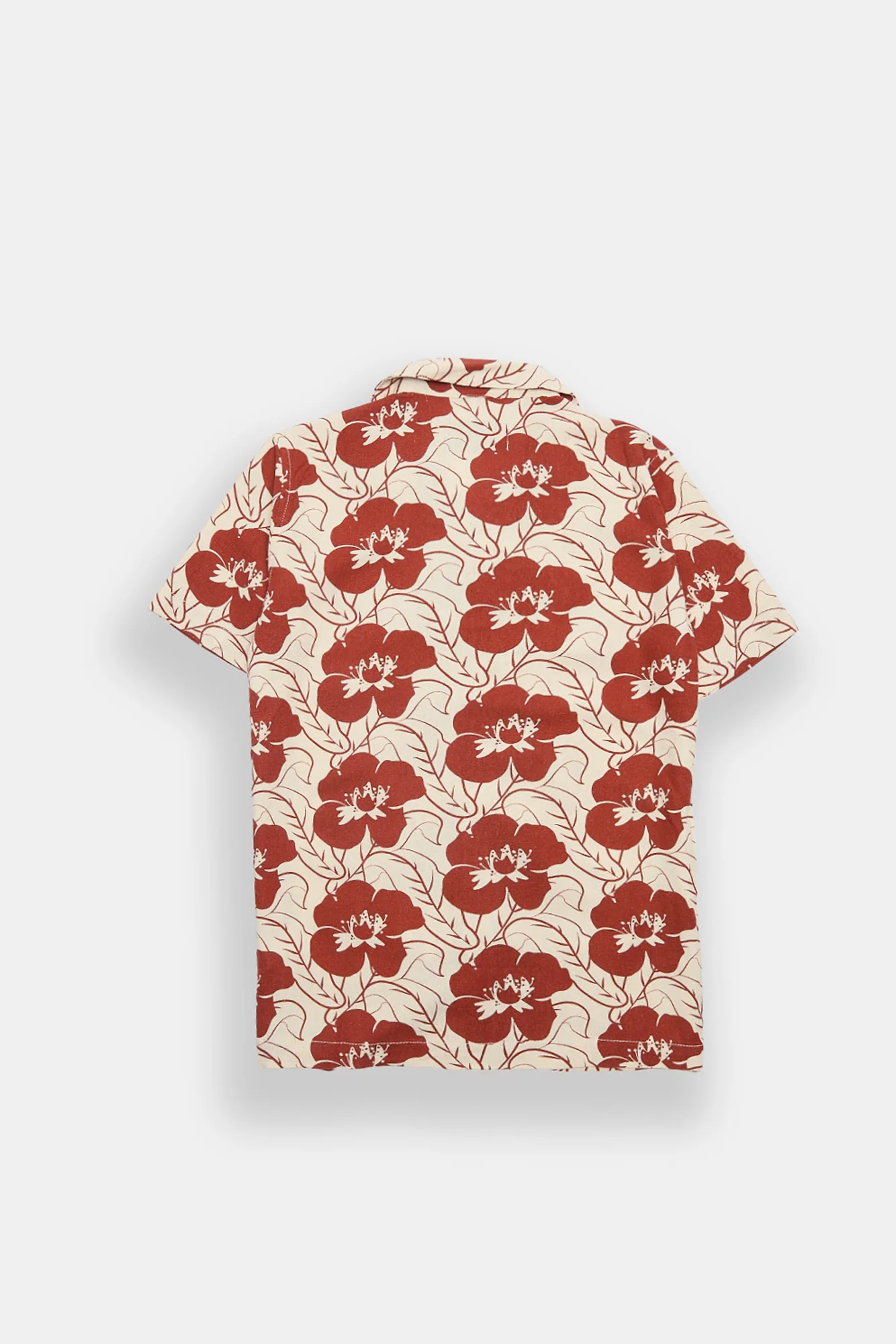 Chemise boutonnée à imprimé floral en mélange de lin junior - Image 2