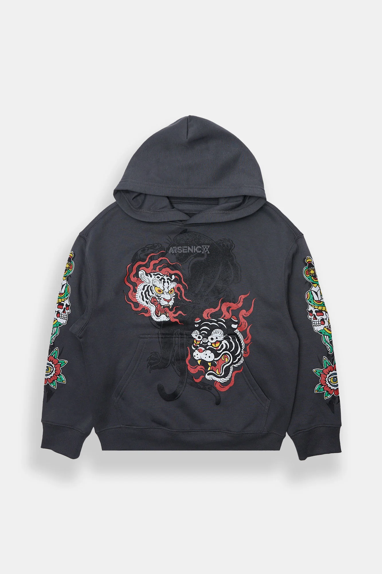 Arsenic Youth Leopard & Eagle Graphic Hoodie - Image 5