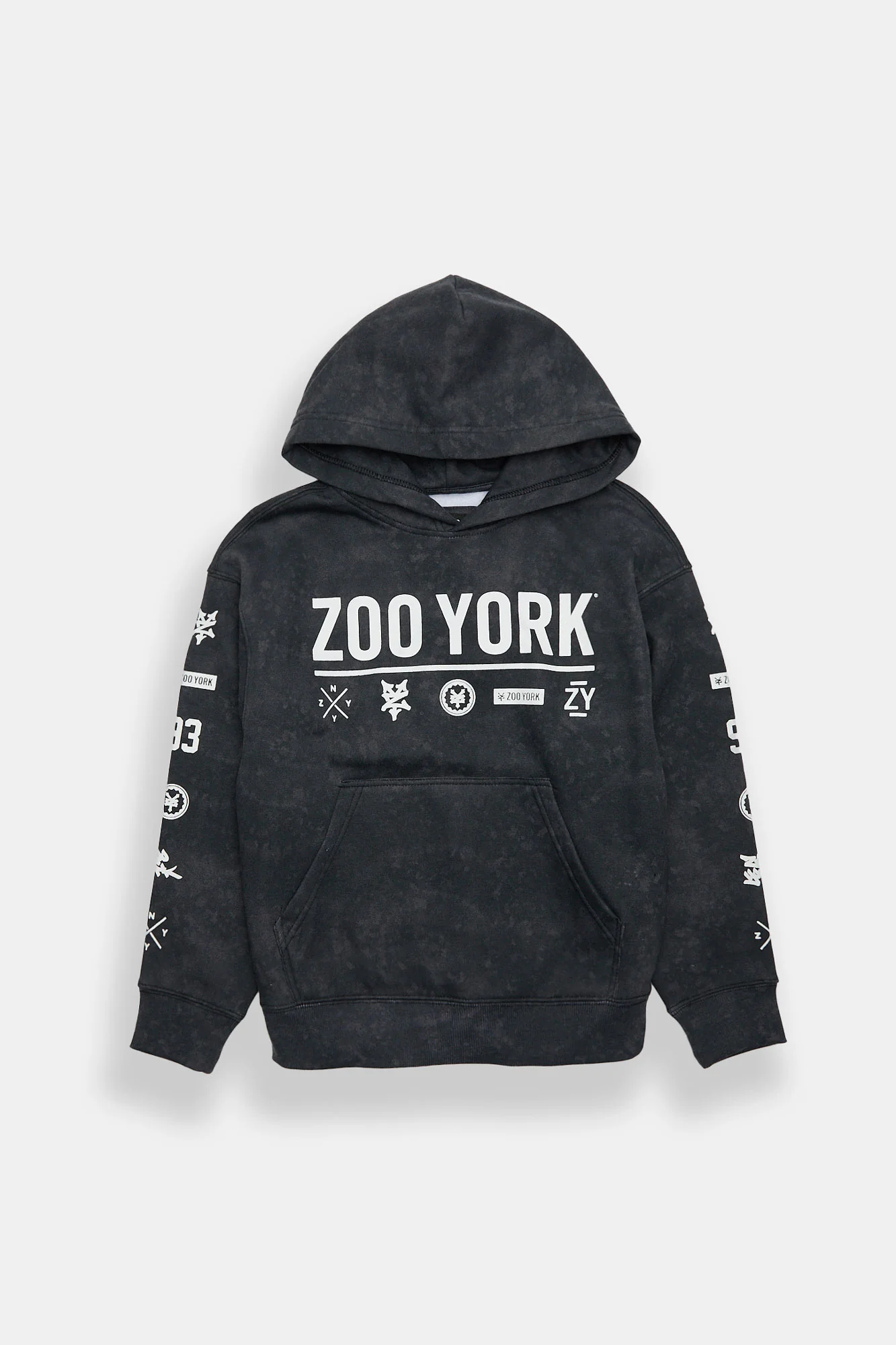Haut à capuchon imprimé délavé Zoo York junior