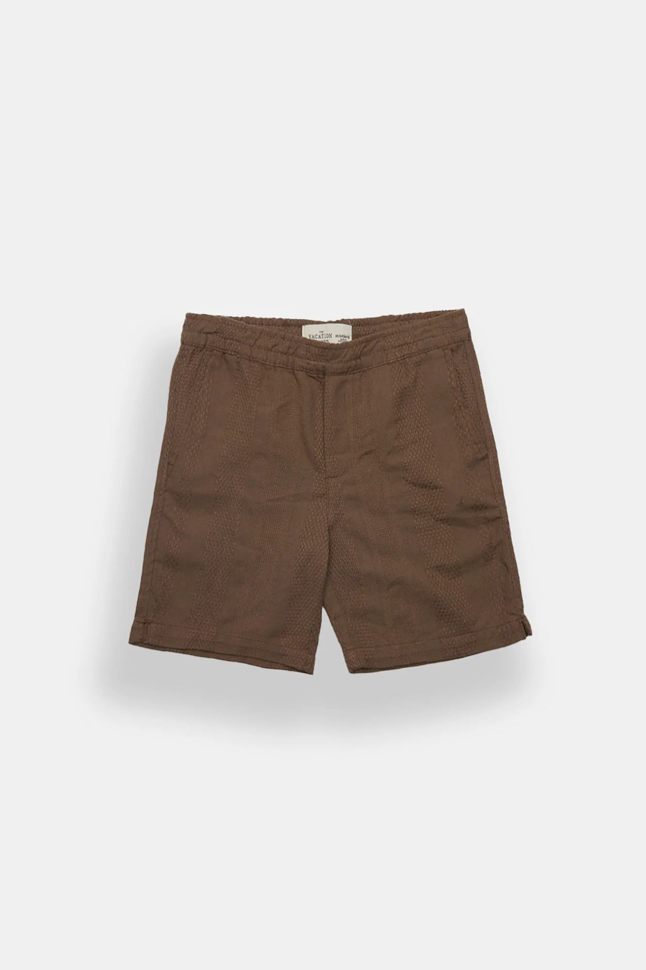 Short texturé à rayures junior 7 po