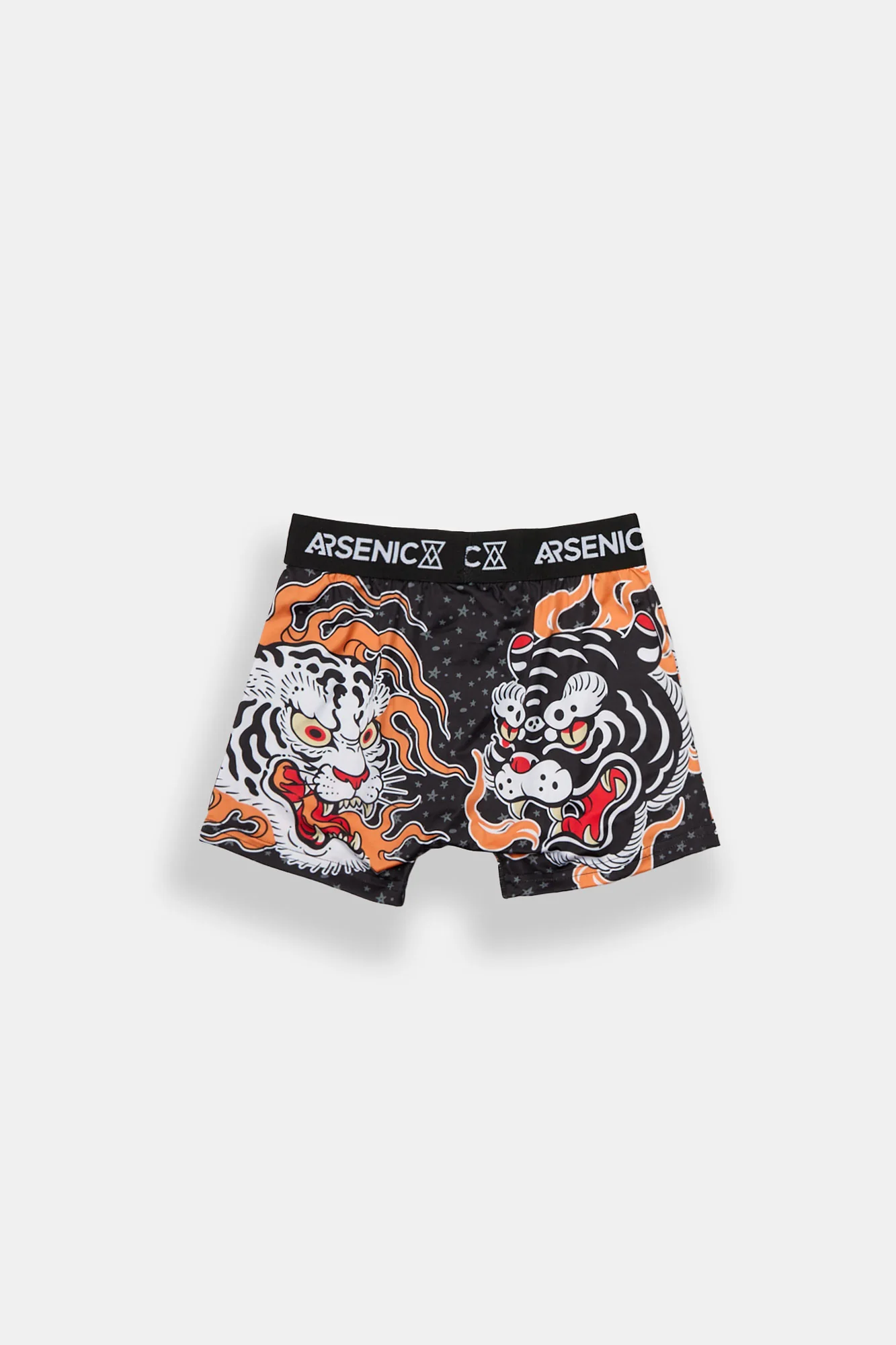 Caleçon boxeur imprimé tigre en flammes Arsenic junior - Image 2