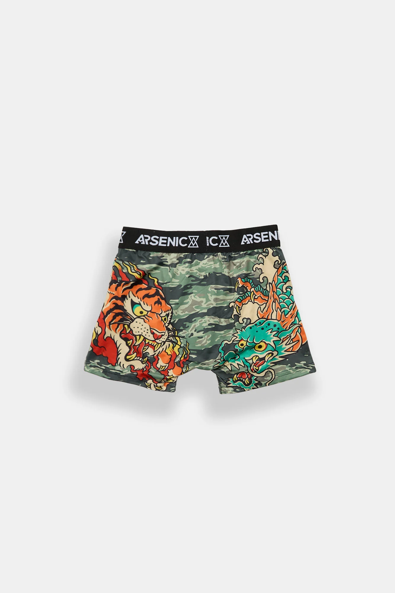 Caleçon boxeur camouflage imprimé dragon et tigre Arsenic junior - Image 2
