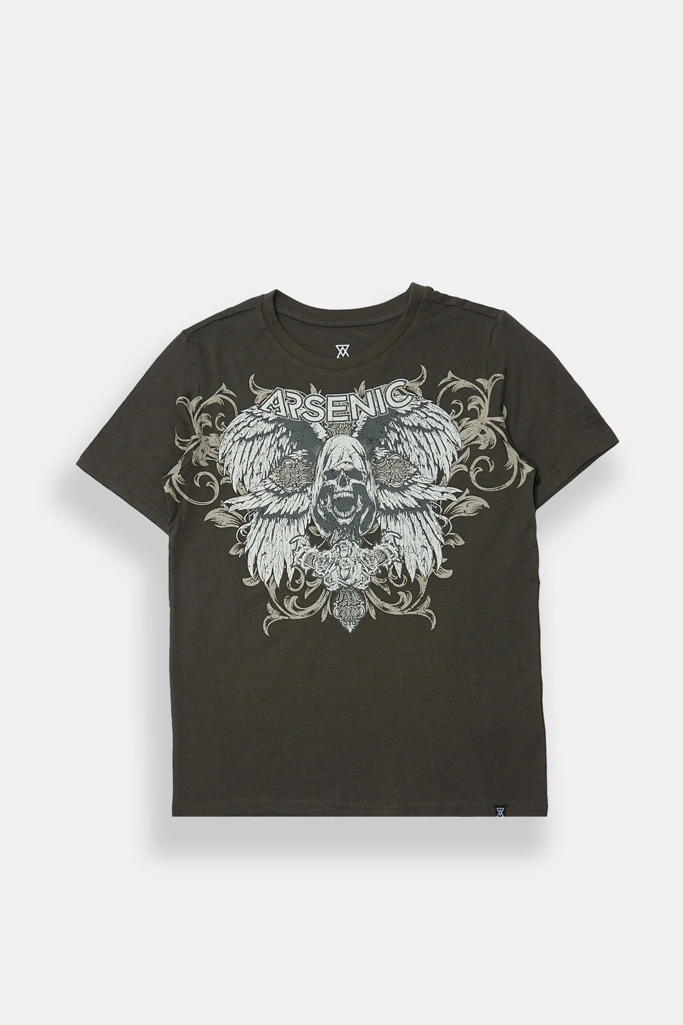 T-shirt imprimé faucheur ailé Arsenic junior