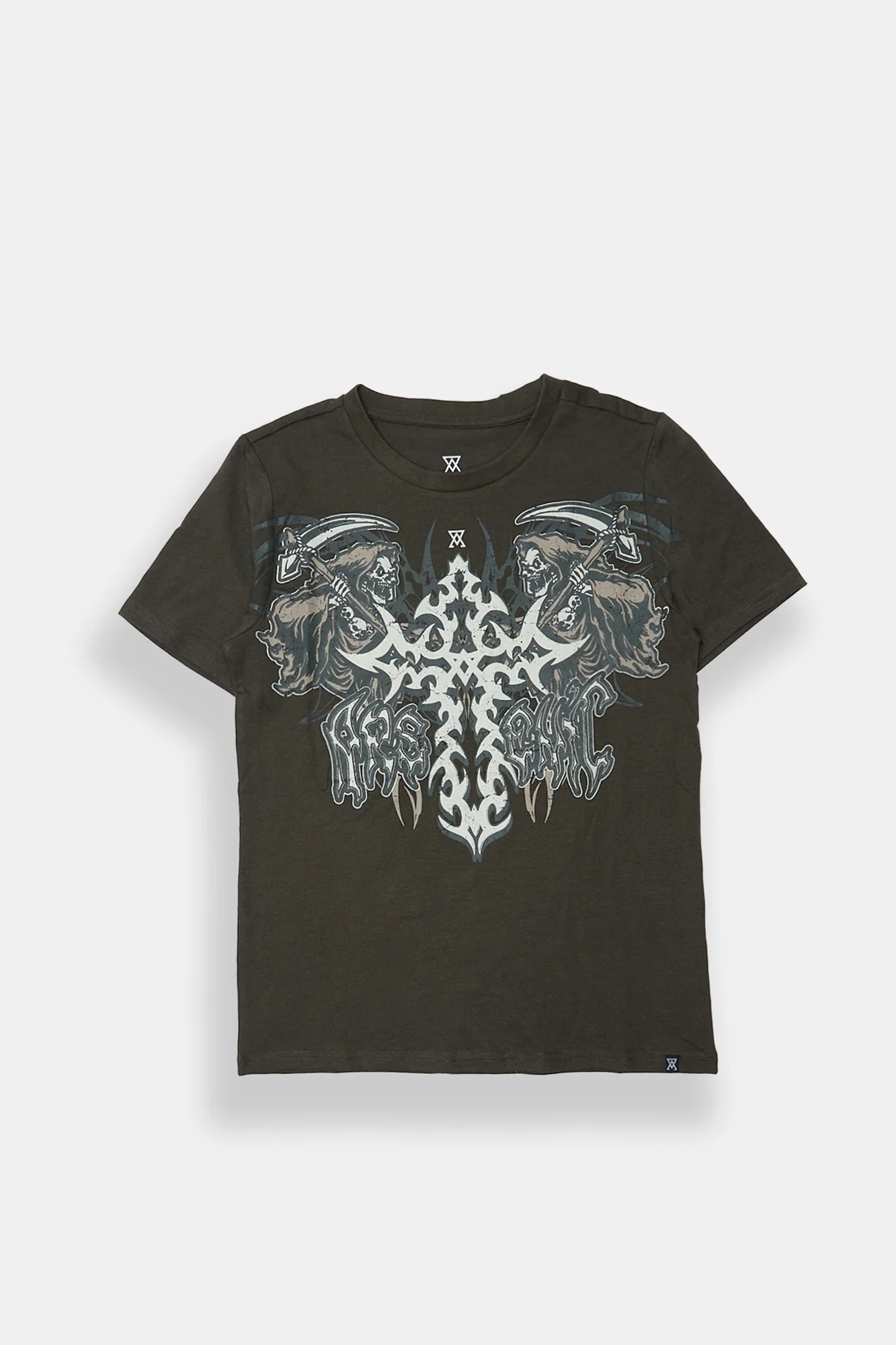 T-shirt imprimé faucheur croix Arsenic junior