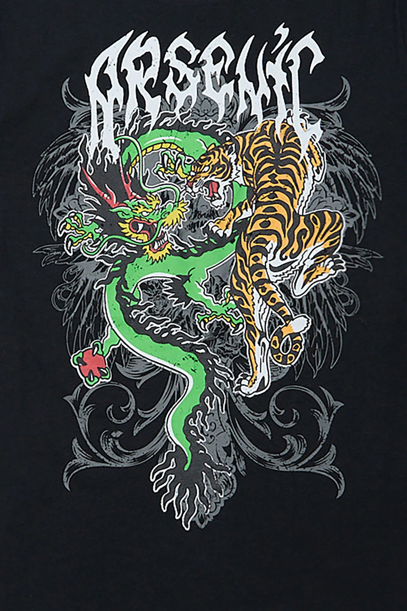 T-shirt imprimé dragon tatouage Arsenic junior - Image 4