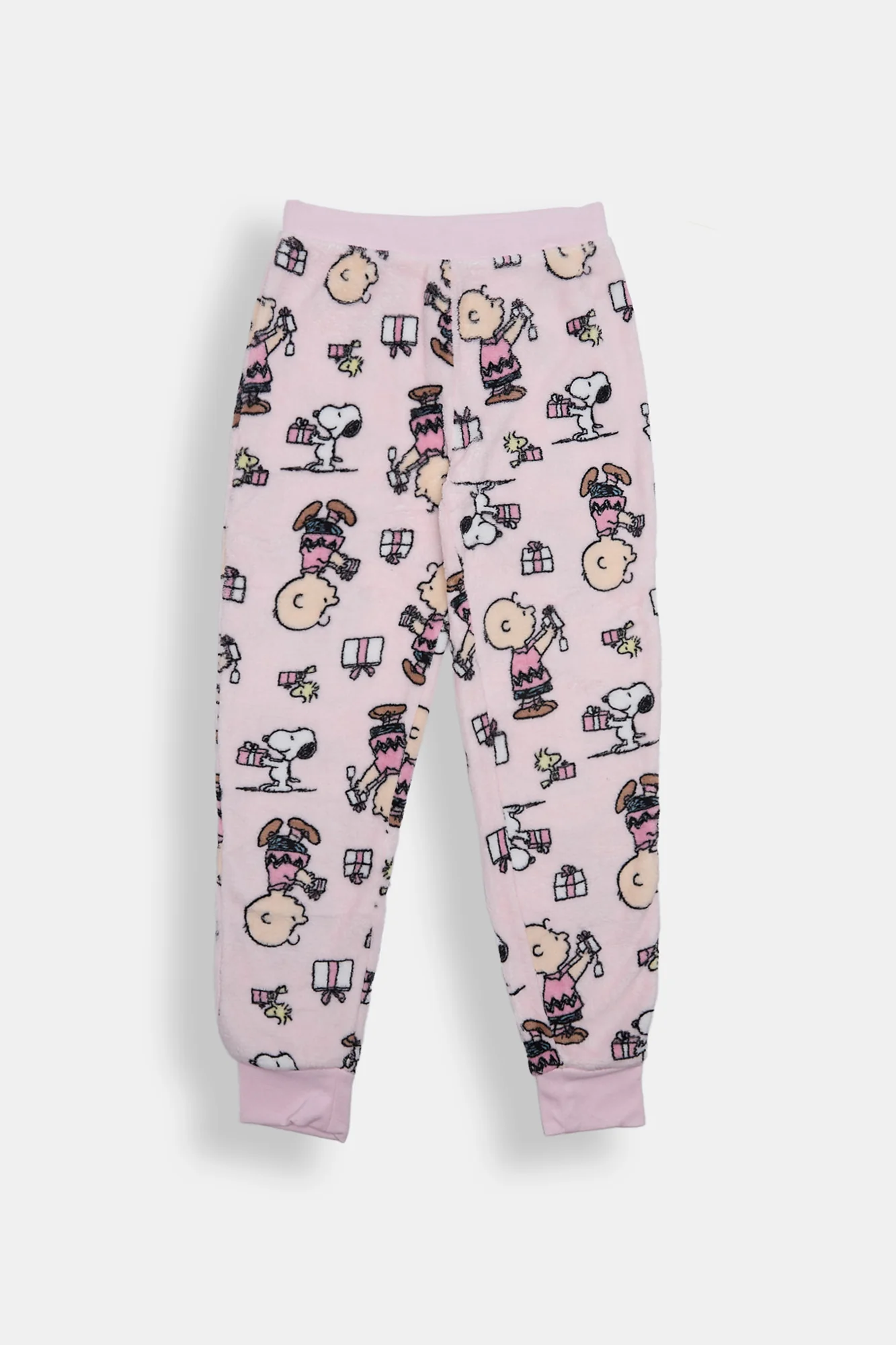 Girls Peanuts Christmas Gift Plush Pajama Pant