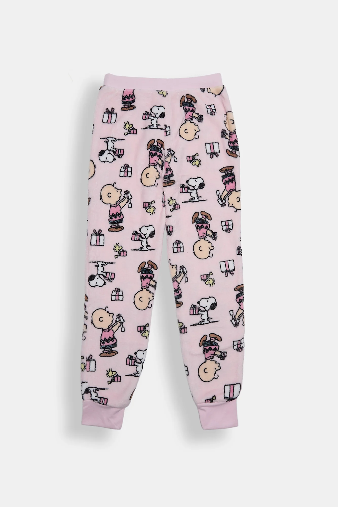 Pantalon de pyjama en peluche cadeaux de Noël Peanuts fille - Image 2