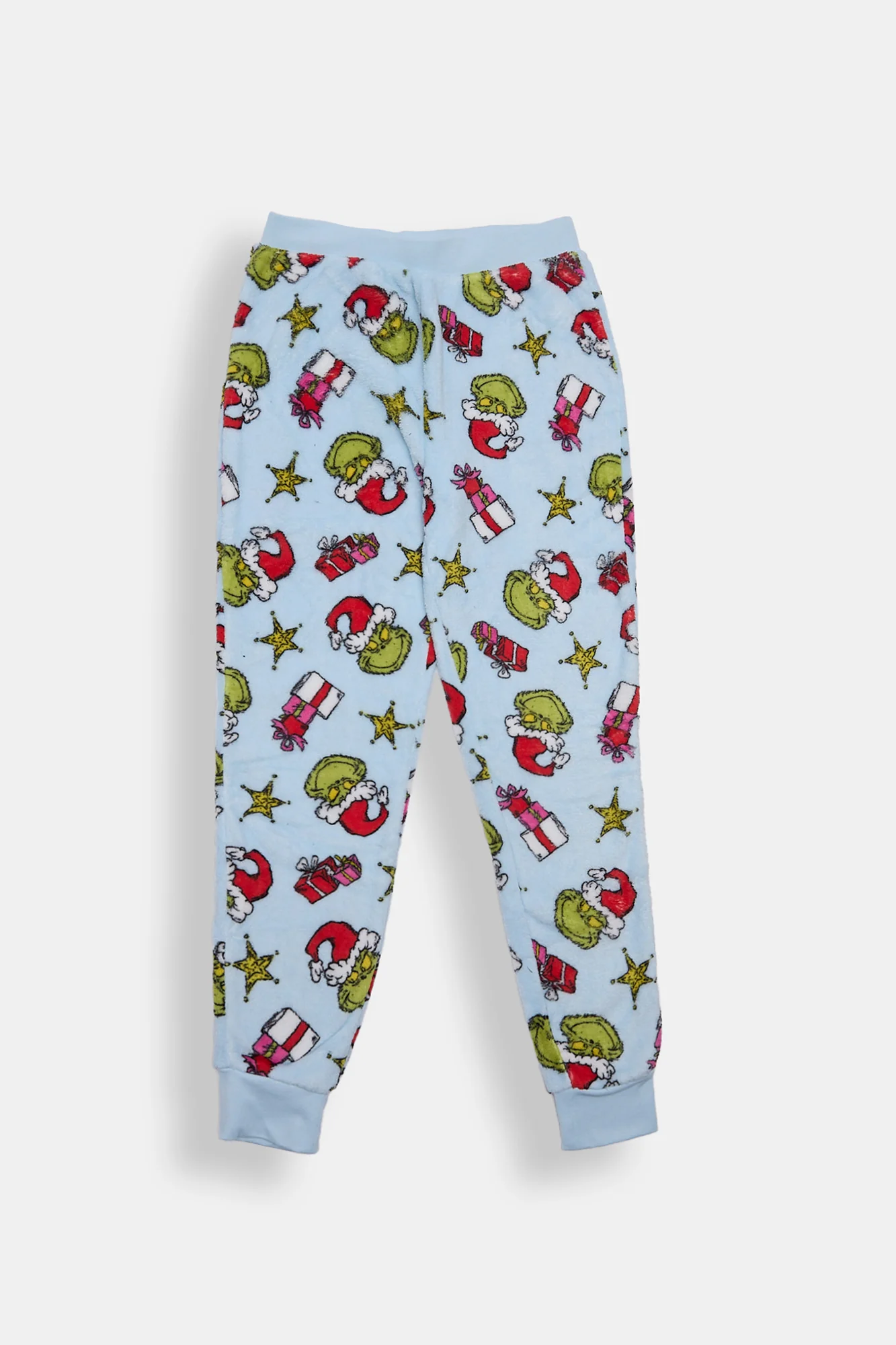 Pantalon de pyjama en peluche cadeaux de Noël The Grinch fille