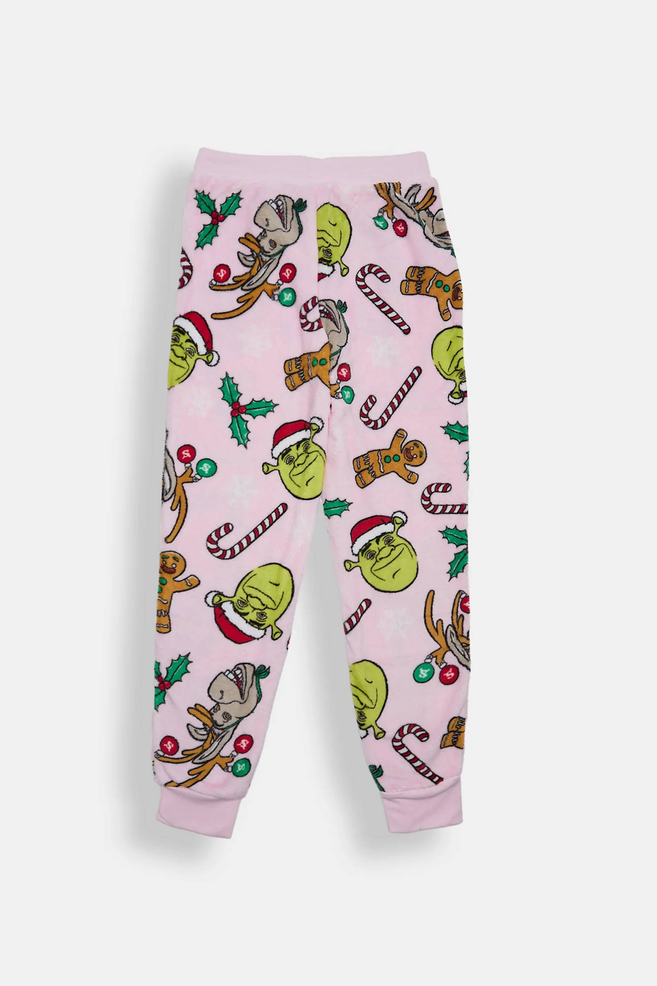 Pantalon de pyjama en peluche Shrek de Noël fille - Image 2