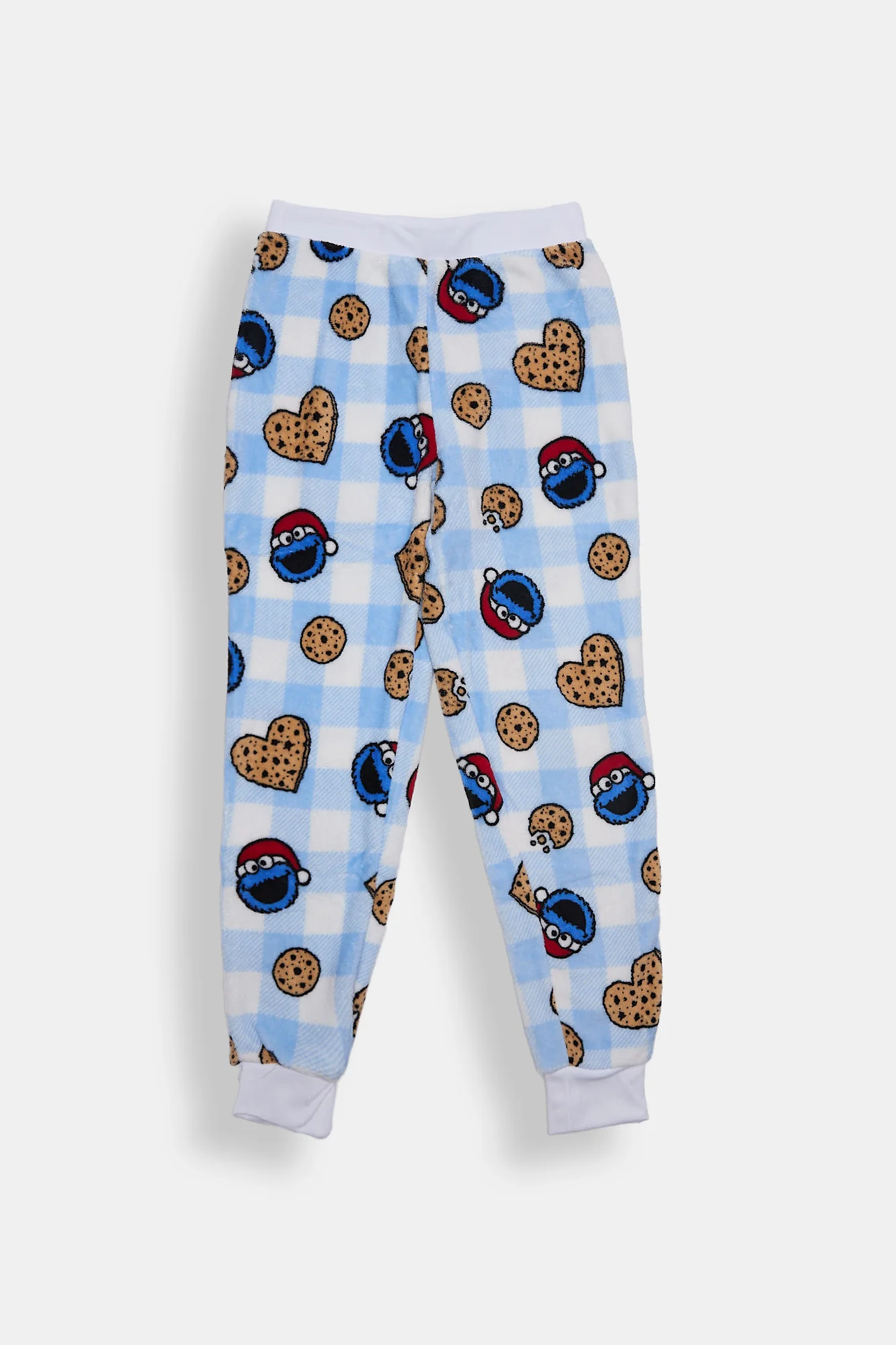 Pantalon de pyjama en peluche Cookie Monster fille
