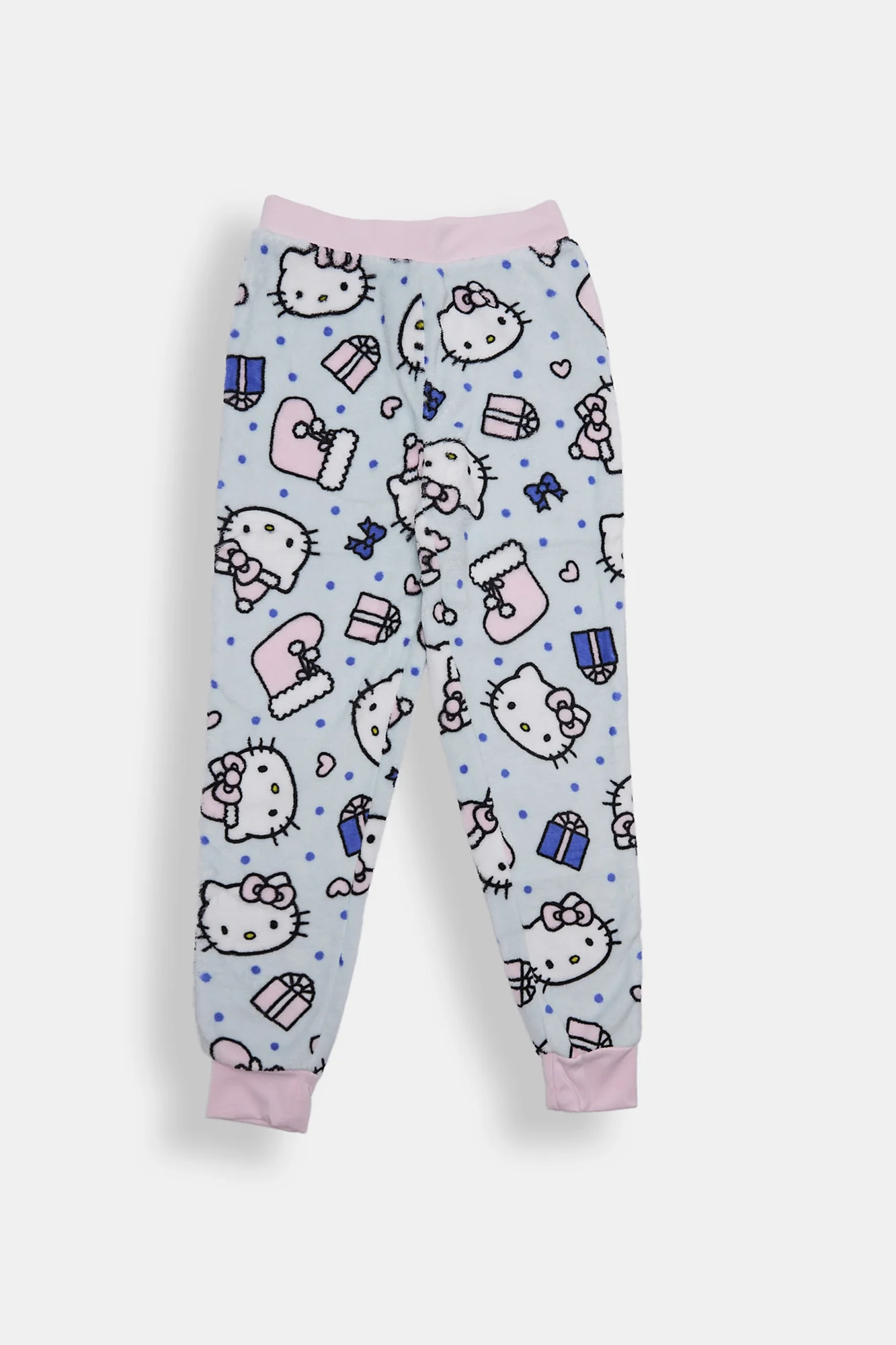 Pantalon de pyjama en peluche Hello Kitty de Noël fille