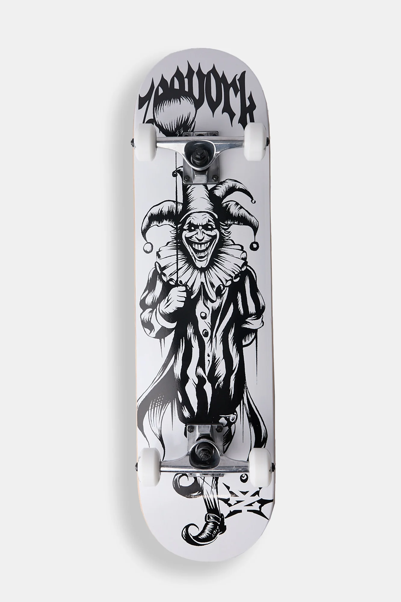 Planche à roulettes imprimé clown maléfique Zoo York 8"