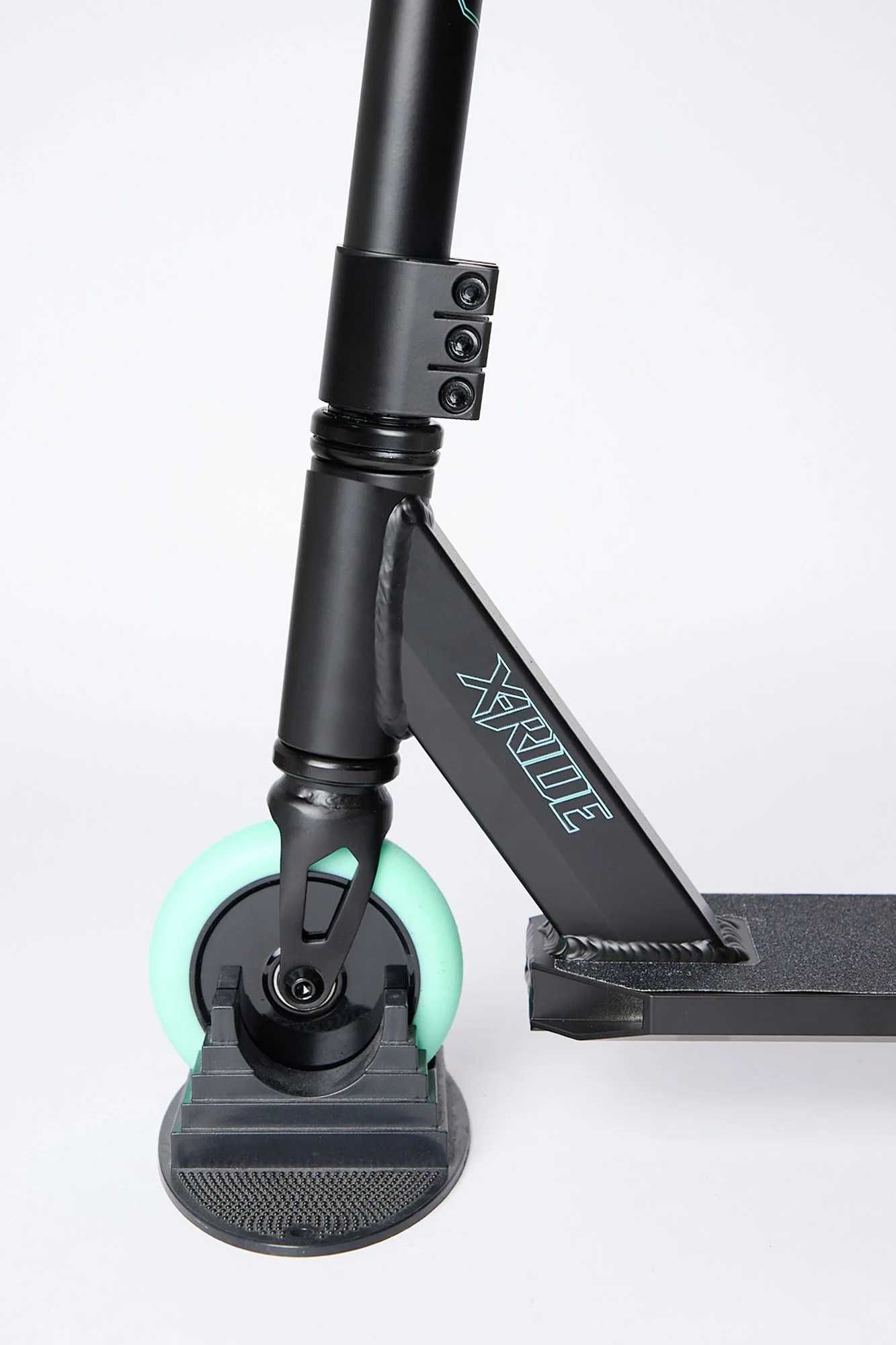 Trottinette Pivot X-Ride noire et sarcelle - Image 5