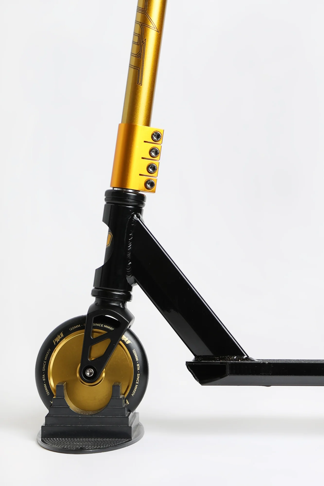 Trottinette Pivot X-Park noire et dorée - Image 4