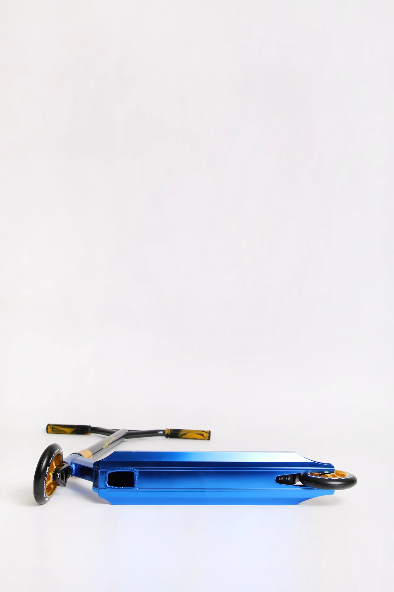 Trottinette Pivot X-Park bleue et dorée - Image 6