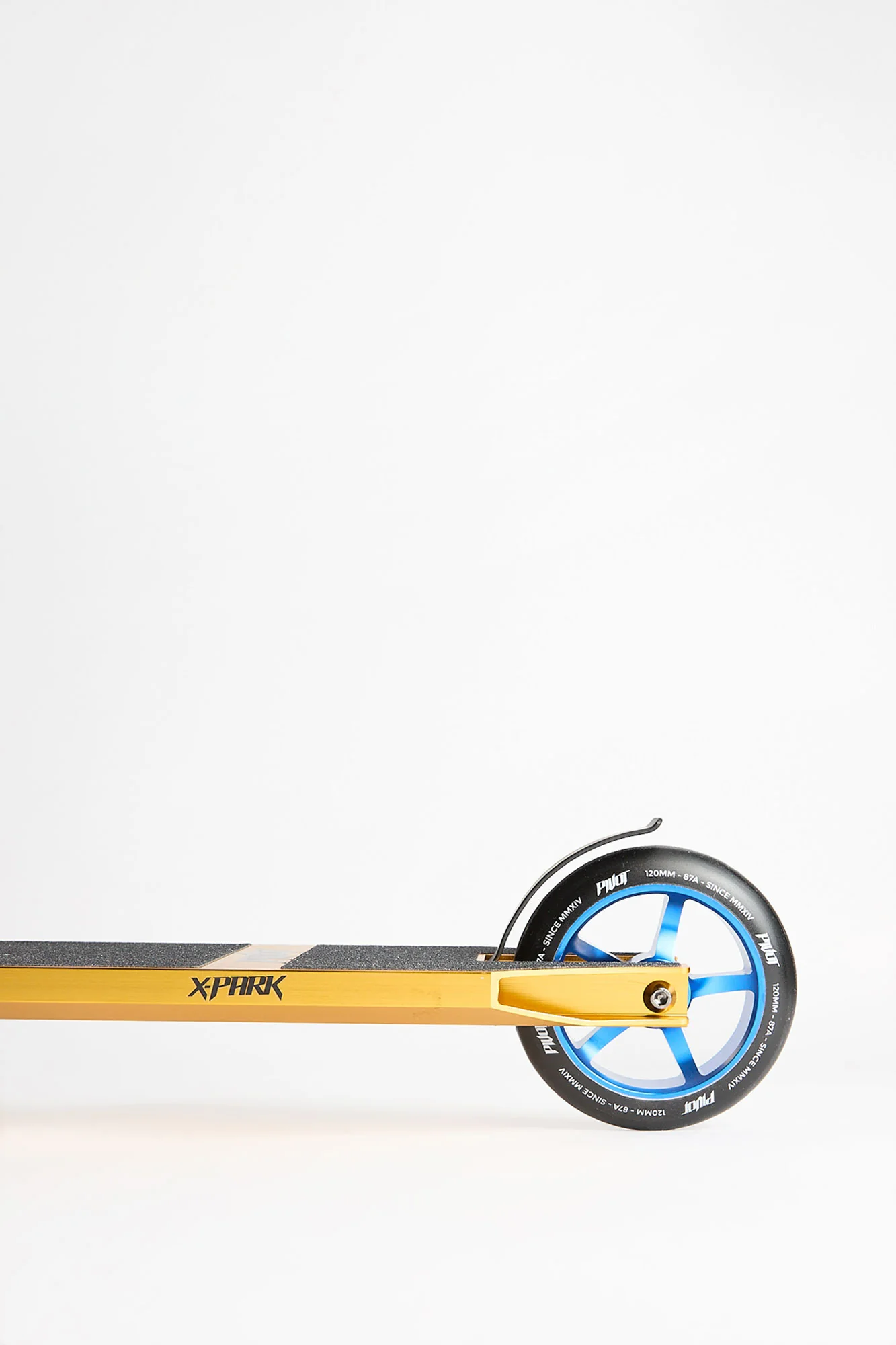 Trottinette Pivot X-Park dorée et bleue - Image 5