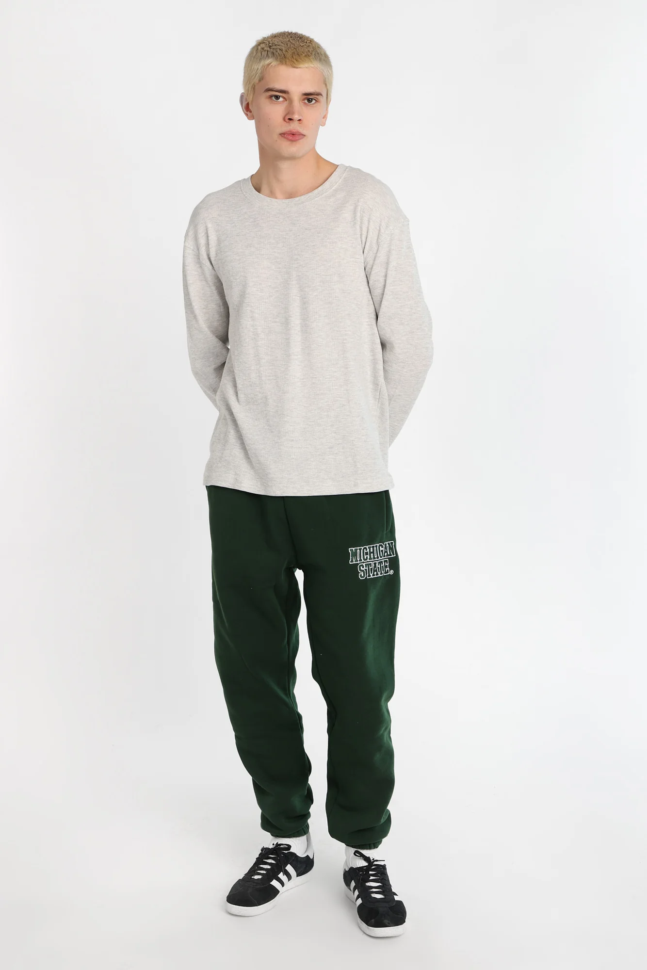 Michigan State Embroidered Sweatpants - Image 4