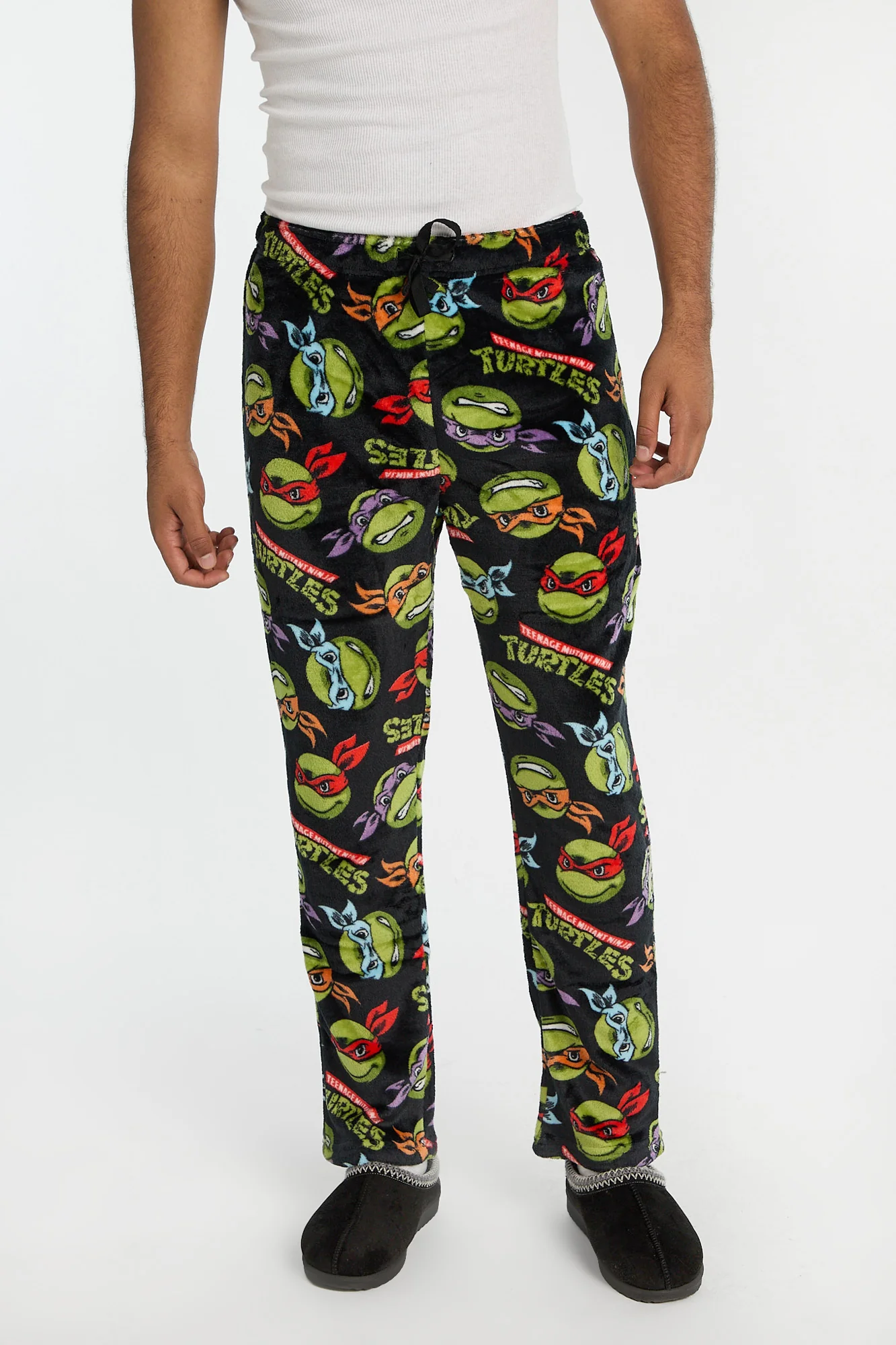 Mens Teenage Mutant Ninja Turtles Plush Pajama Pant
