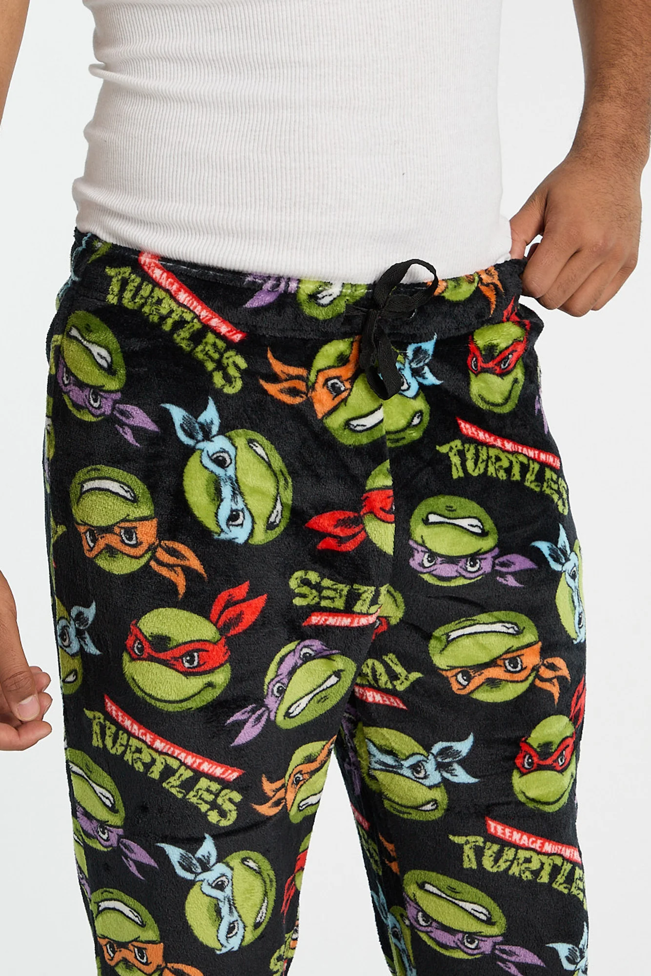 Mens Teenage Mutant Ninja Turtles Plush Pajama Pant - Image 2