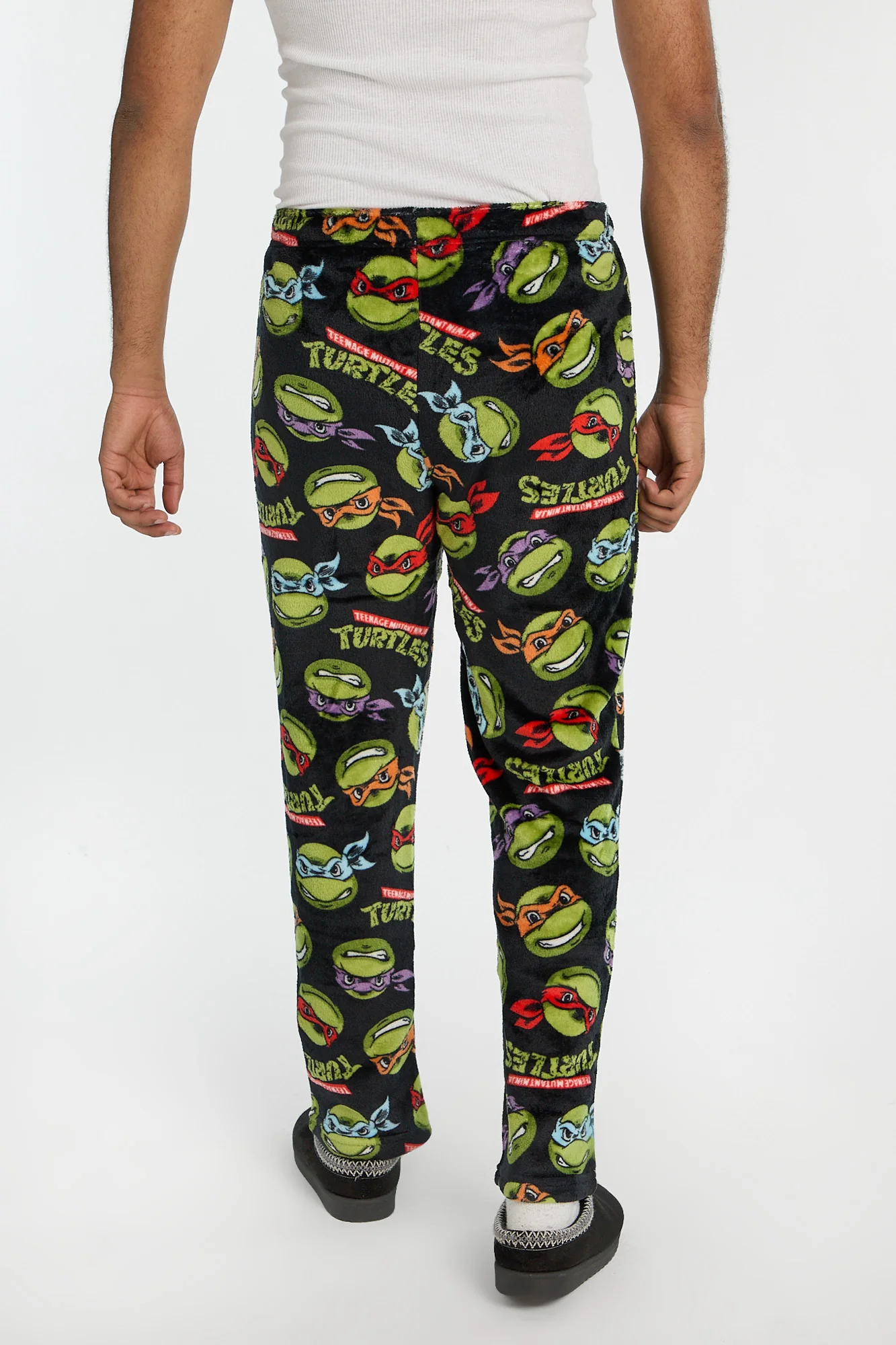 Mens Teenage Mutant Ninja Turtles Plush Pajama Pant - Image 3