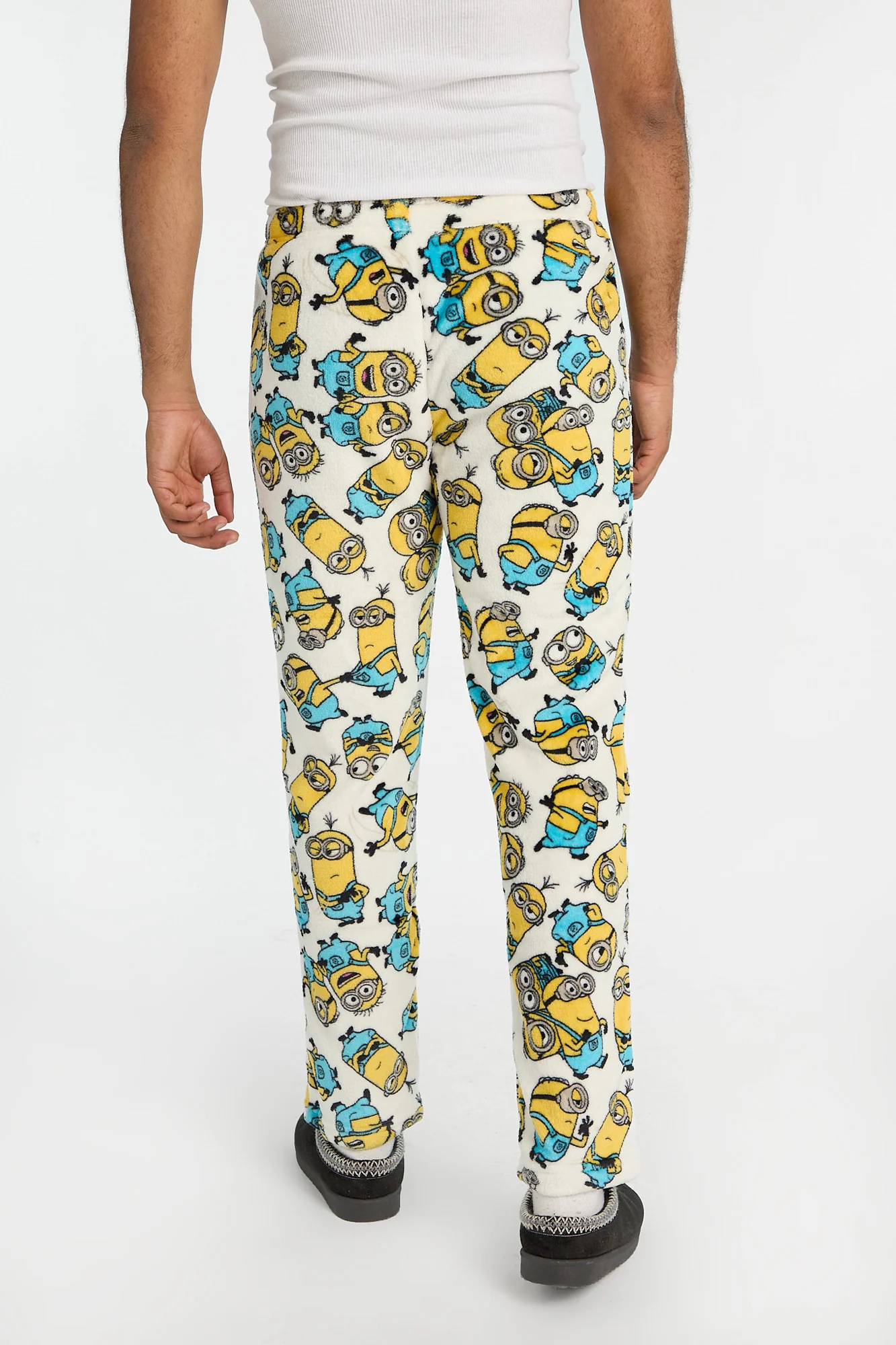 Mens Minions Plush Pajama Pant - Image 3