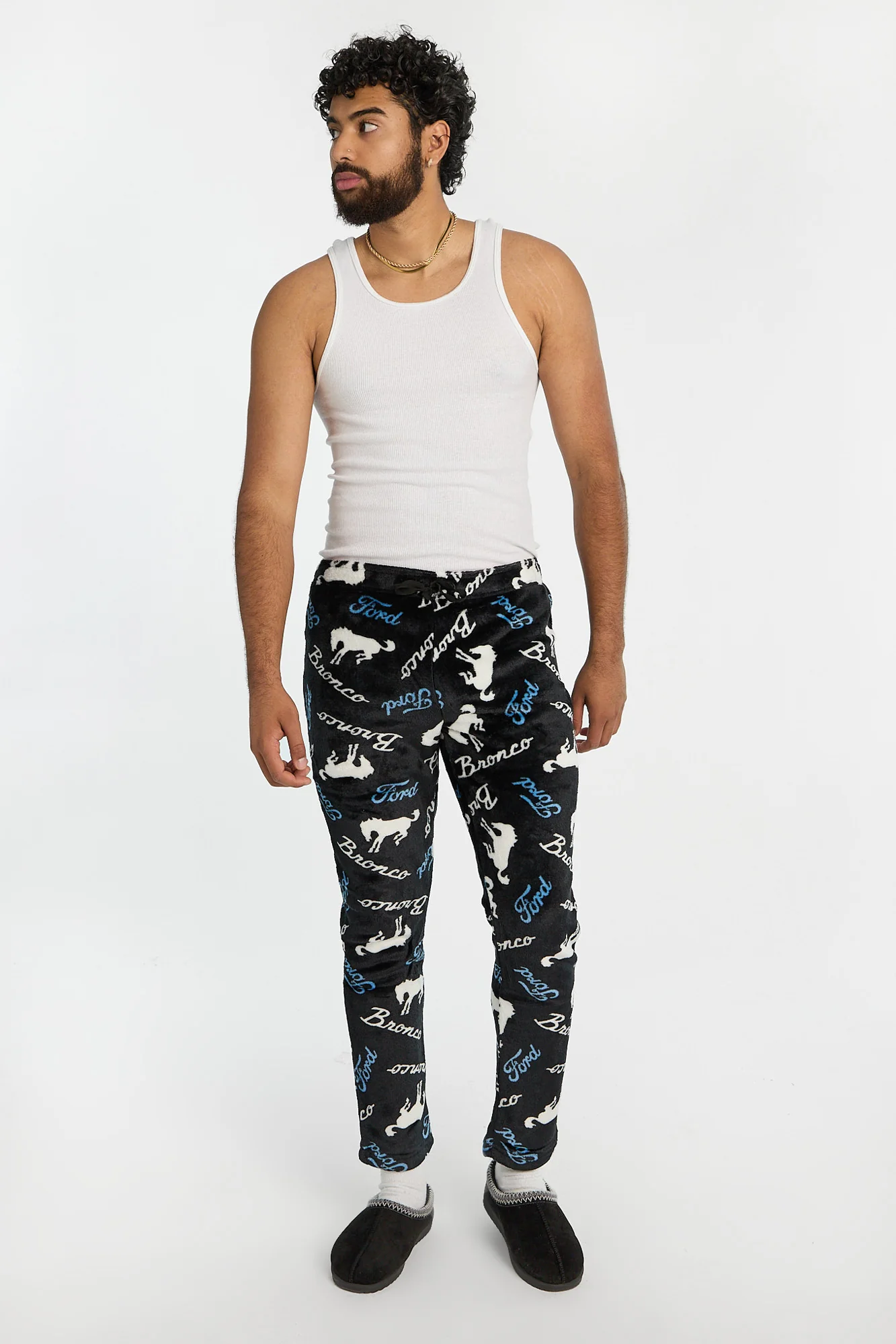 Mens Ford Bronco Plush Pajama Pant - Image 4