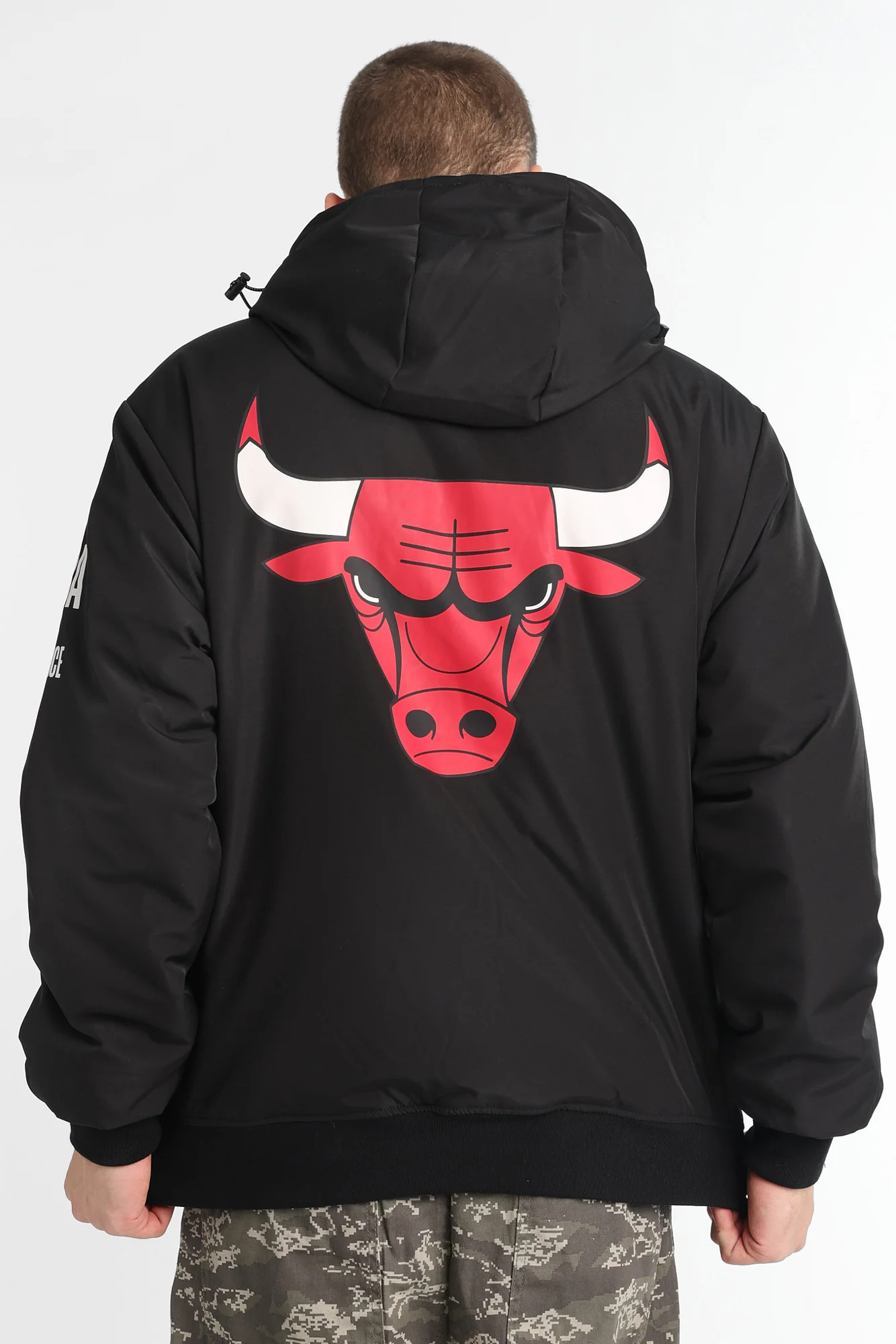 Veste bomber à capuche Chicago Bulls - Image 3
