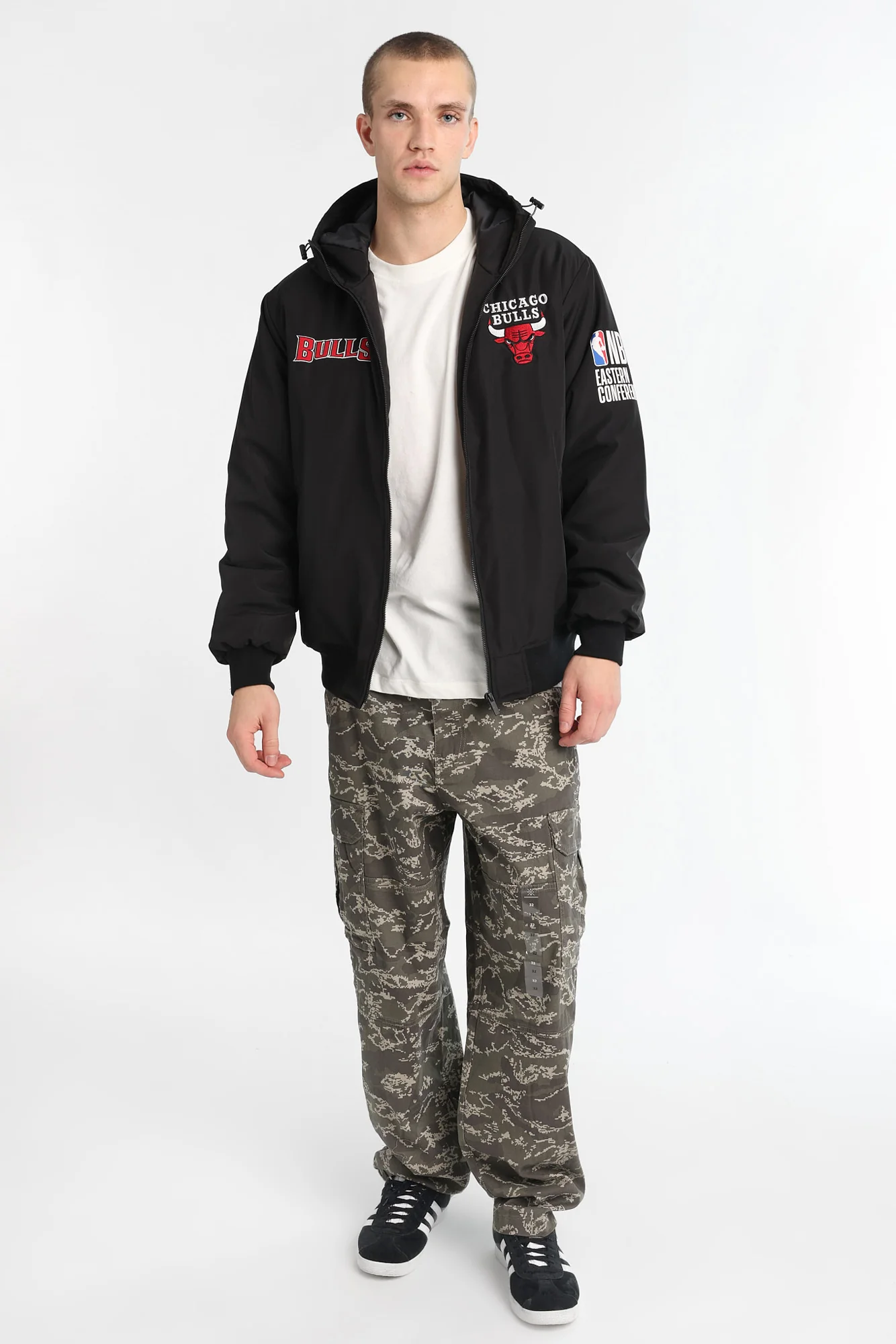 Veste bomber à capuche Chicago Bulls - Image 4