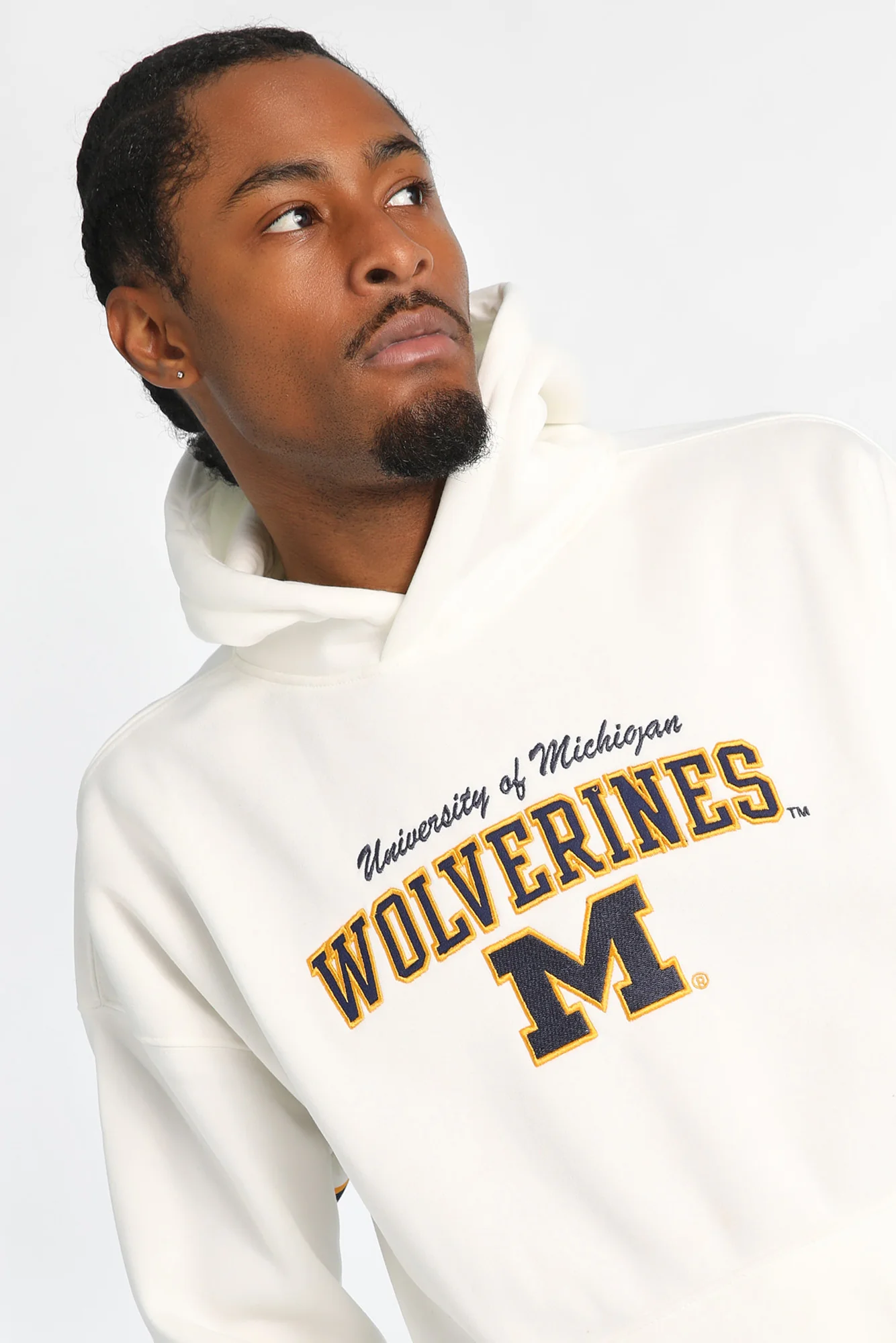 Haut à capuchon imprimé au dos Michigan Wolverines - Image 2