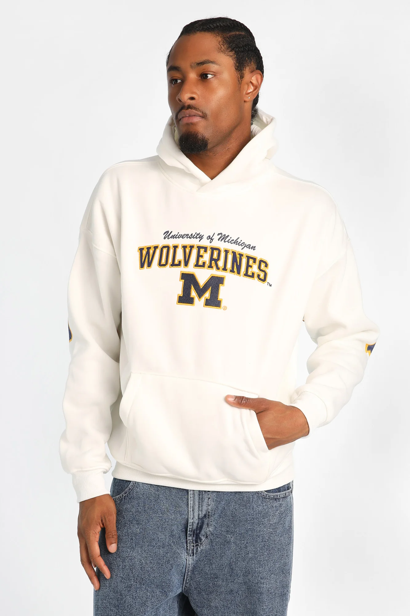 Michigan Wolverines Back Print Hoodie - Image 3