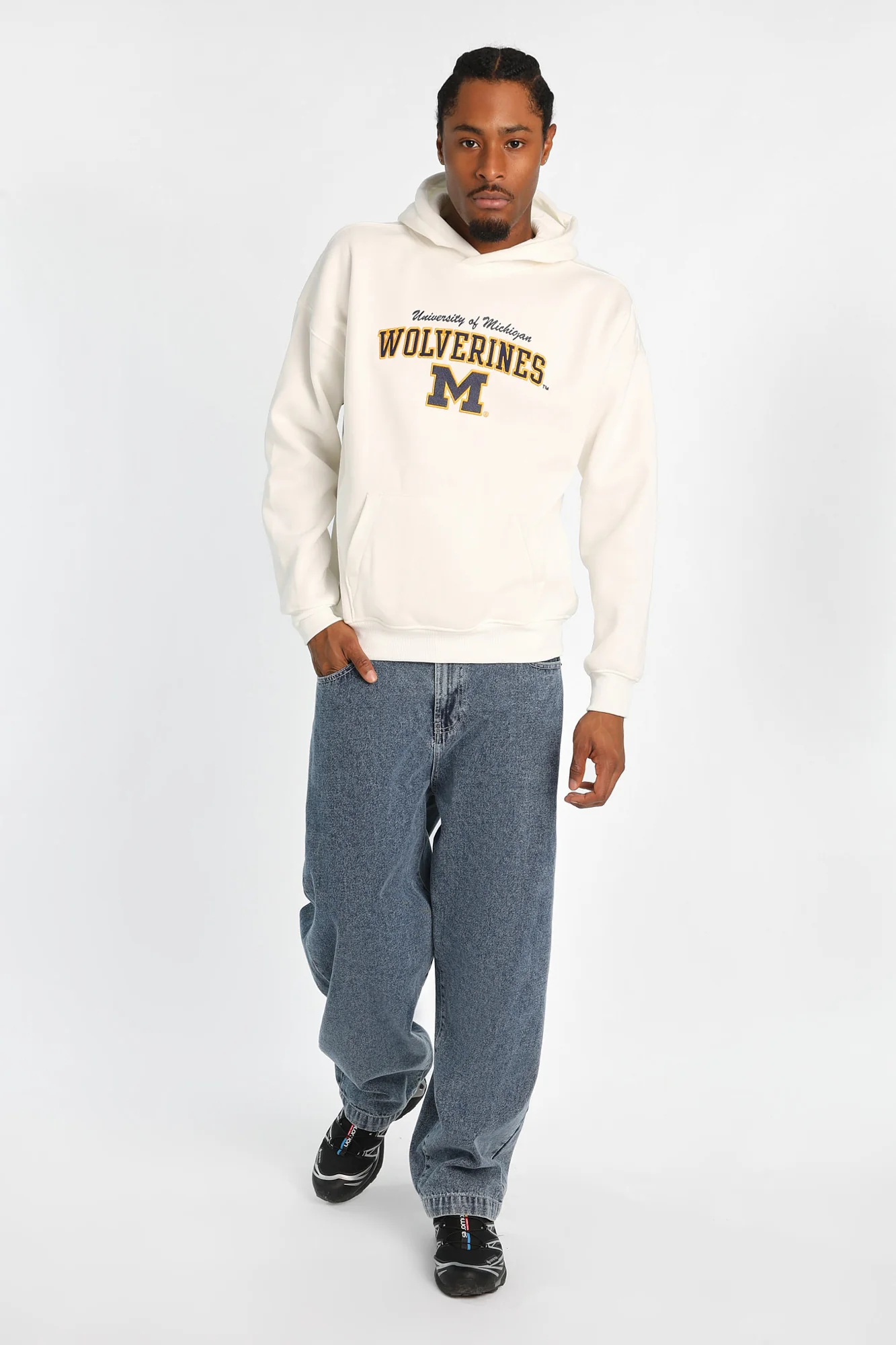 Michigan Wolverines Back Print Hoodie - Image 4